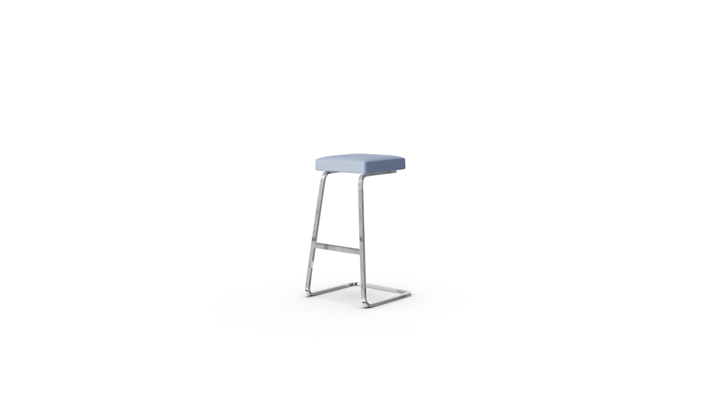 Four Seasons Barstool Reproduction by Archetype Forms - Mies van der Rohe & Phillip Johnson - Front-Angle View