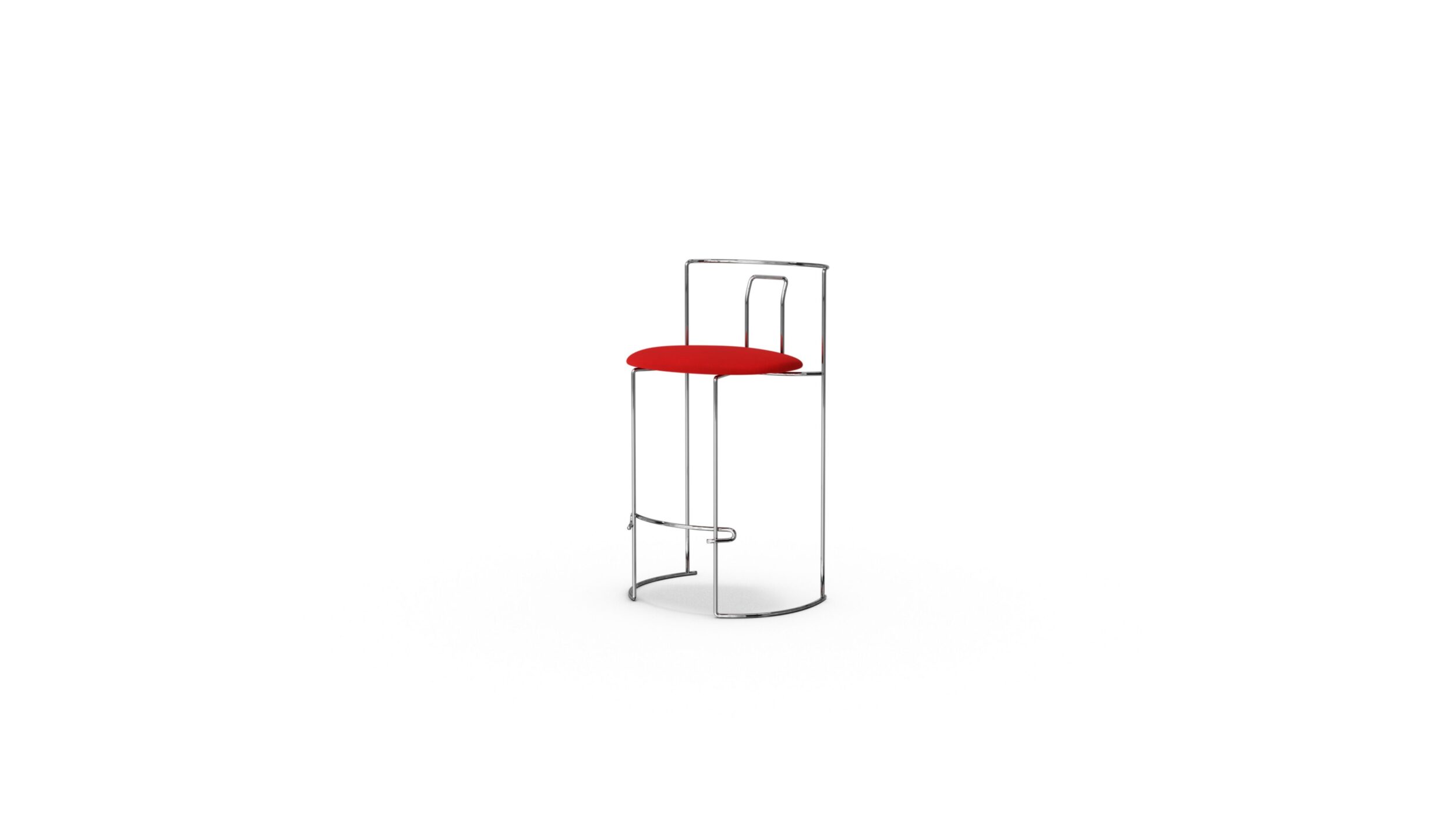 Gaja Bar Stool 150 W58 11 Reproduction by Archetype Forms - Kazuhide Takahama - Front-Angle View