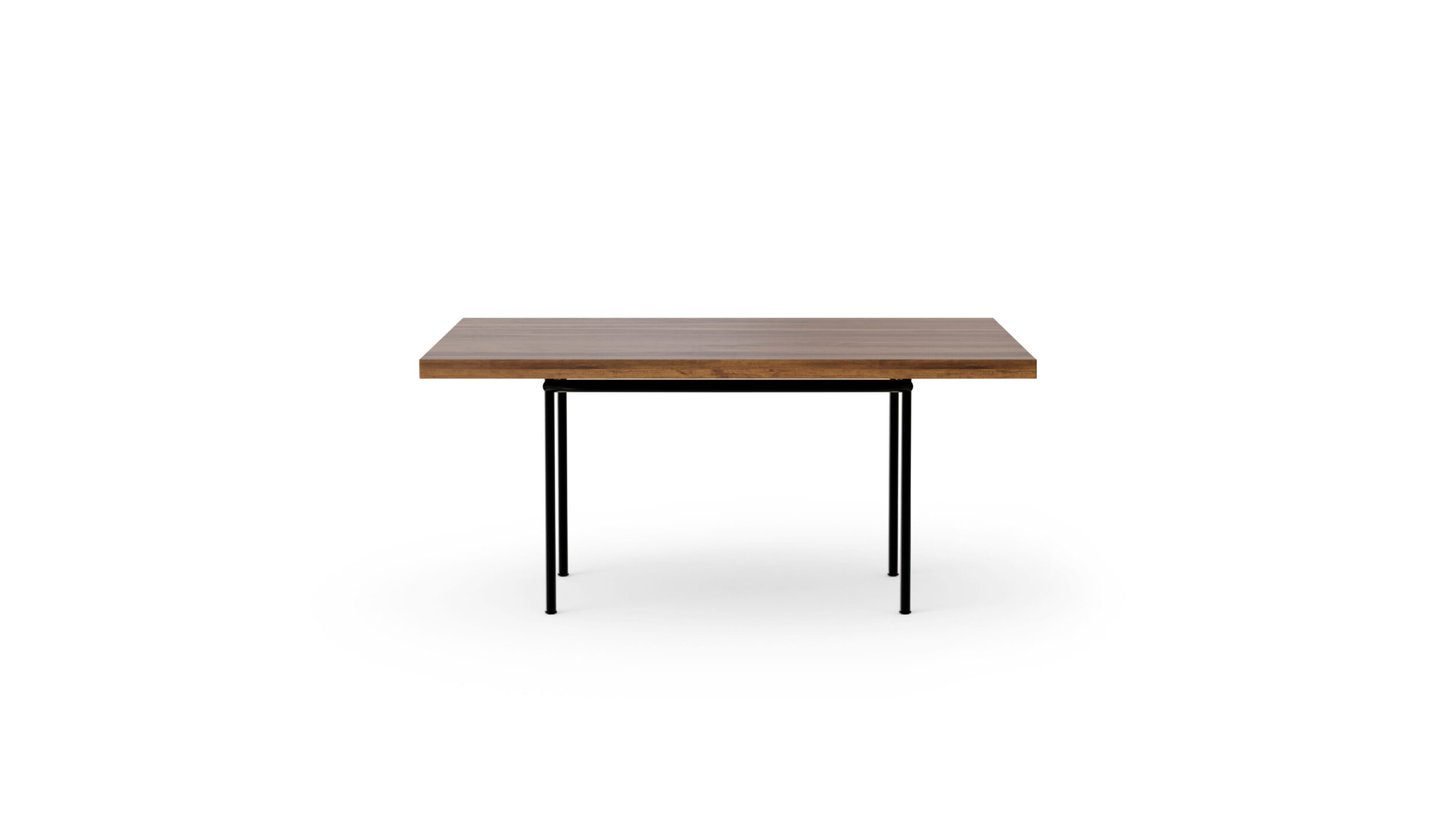 LC12 Table La Roche Dining Table Wood Top Large 160x120 1925 Reproduction by Archetype Forms - Le Corbusier - Front View