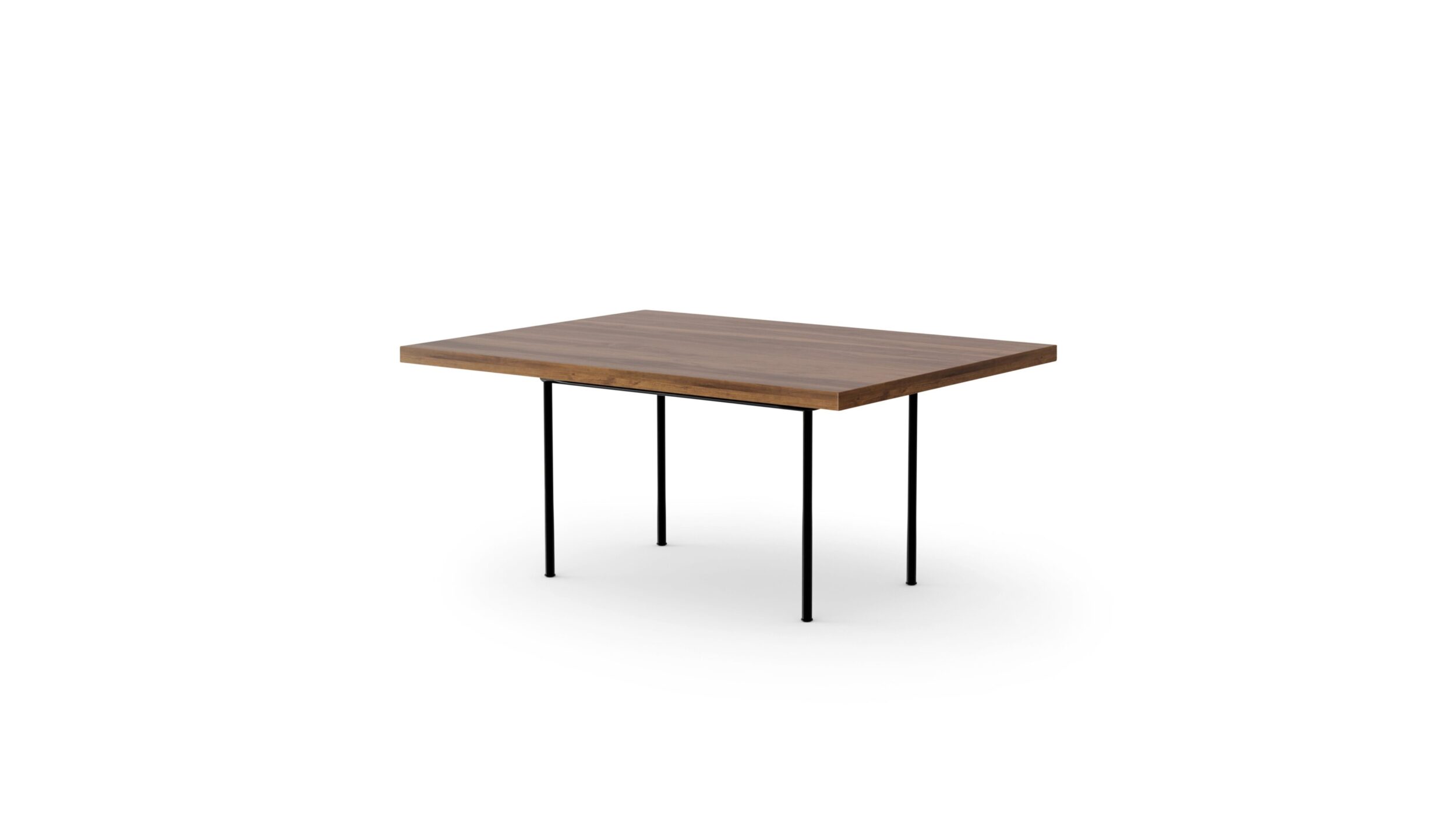 LC12 Table La Roche Dining Table Wood Top Large 160x120 1925 Reproduction by Archetype Forms - Le Corbusier - Front Angle-2 View