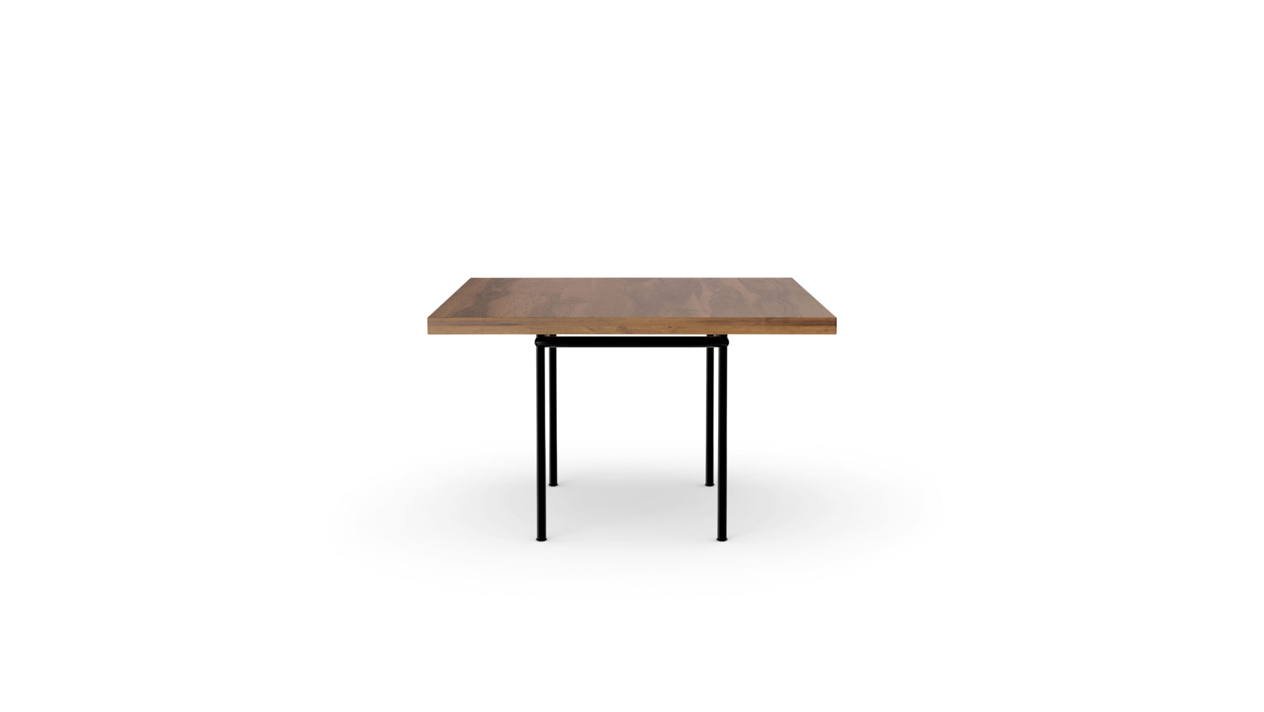 LC12 Table La Roche Dining Table Wood Top Large 160x120 1925 Reproduction by Archetype Forms - Le Corbusier - Side-View