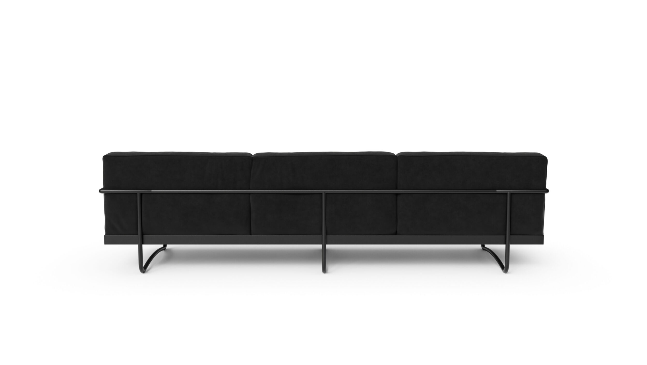 LC5 Office Series Three-Seat Sofa 1934 Reproduction by Archetype Forms - Le Corbusier - Back View