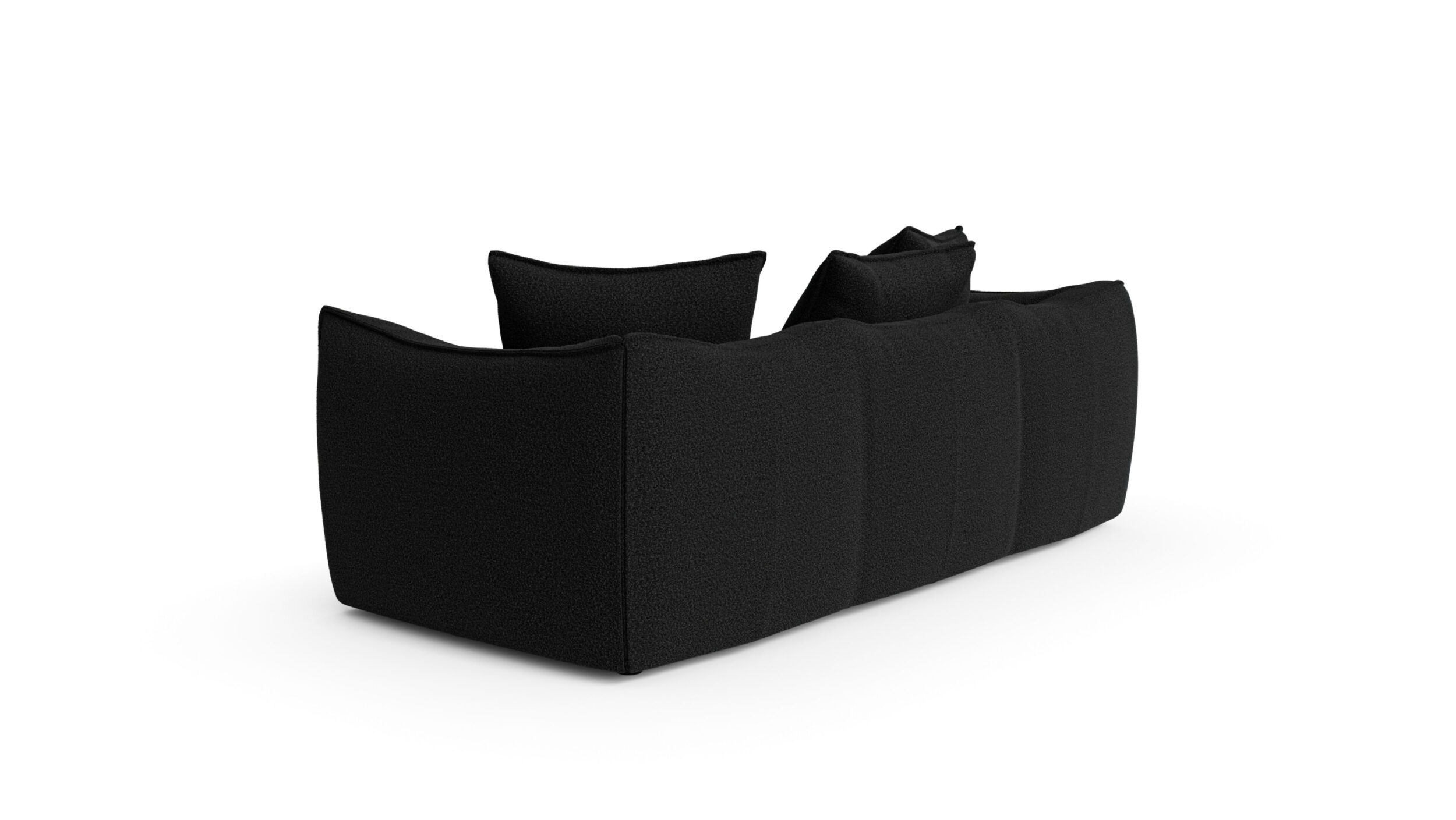 Le Bambole Sofa 3-Seat LBA3 1972 Reproduction by Archetype Forms - Mario Bellini - Back-Angle View