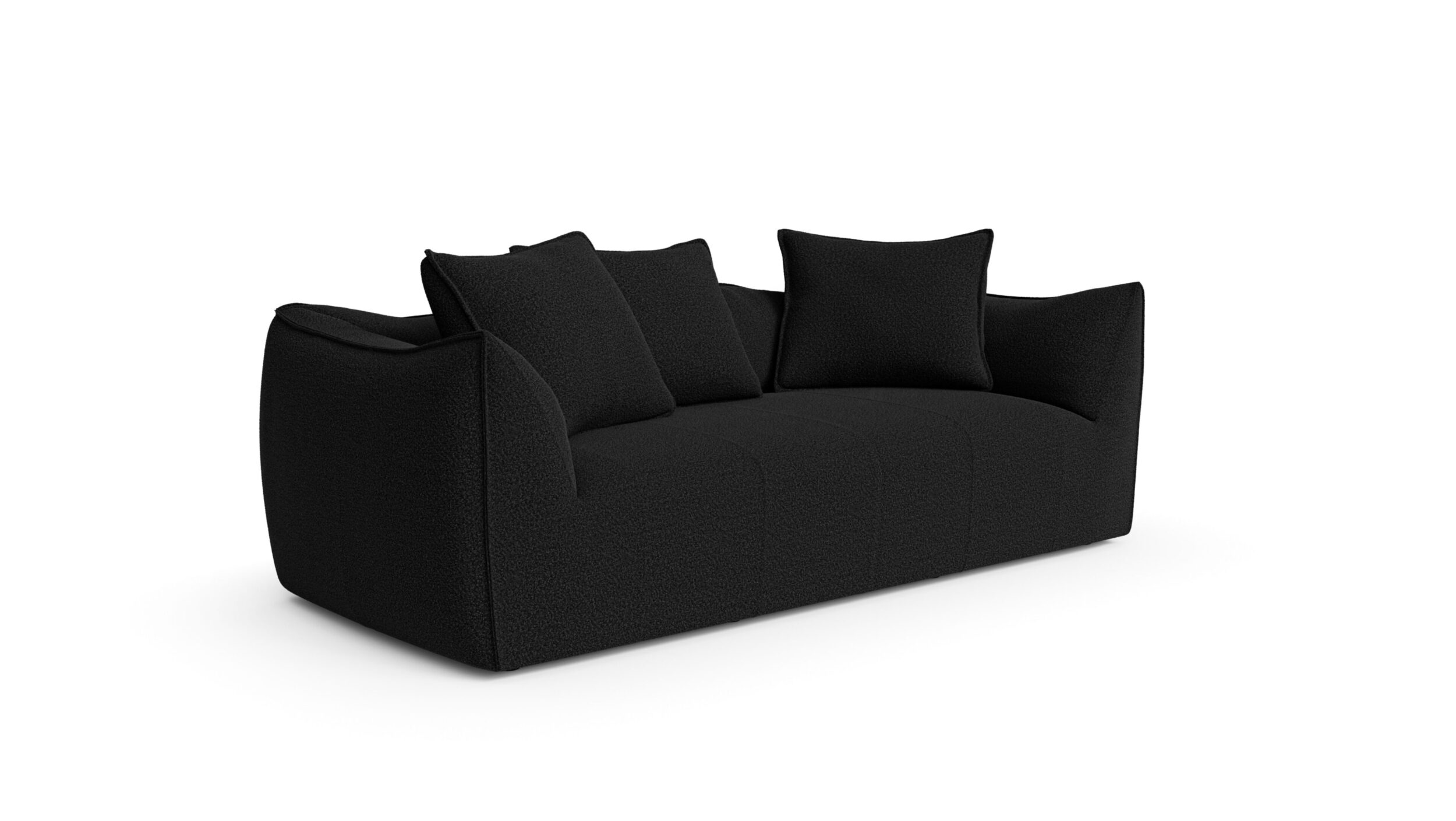 Le Bambole Sofa 3-Seat LBA3 1972 Reproduction by Archetype Forms - Mario Bellini - Front Angle-2 View