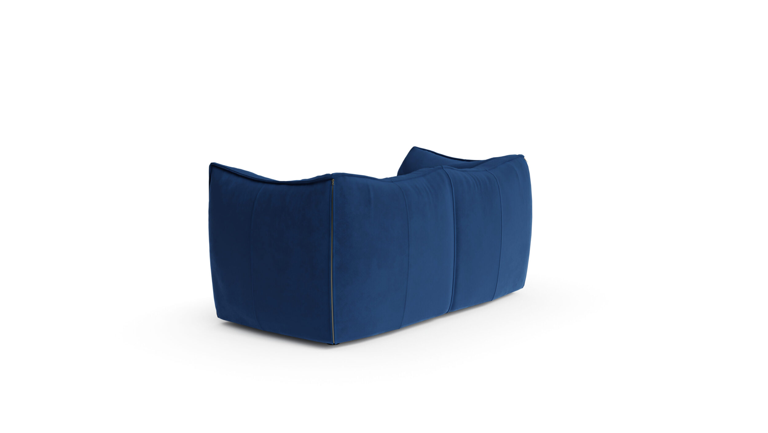 Le Bambole 2-Seat Loveseat Sofa LBA2 1972 Reproduction by Archetype Forms - Mario Bellini - Back-Angle View