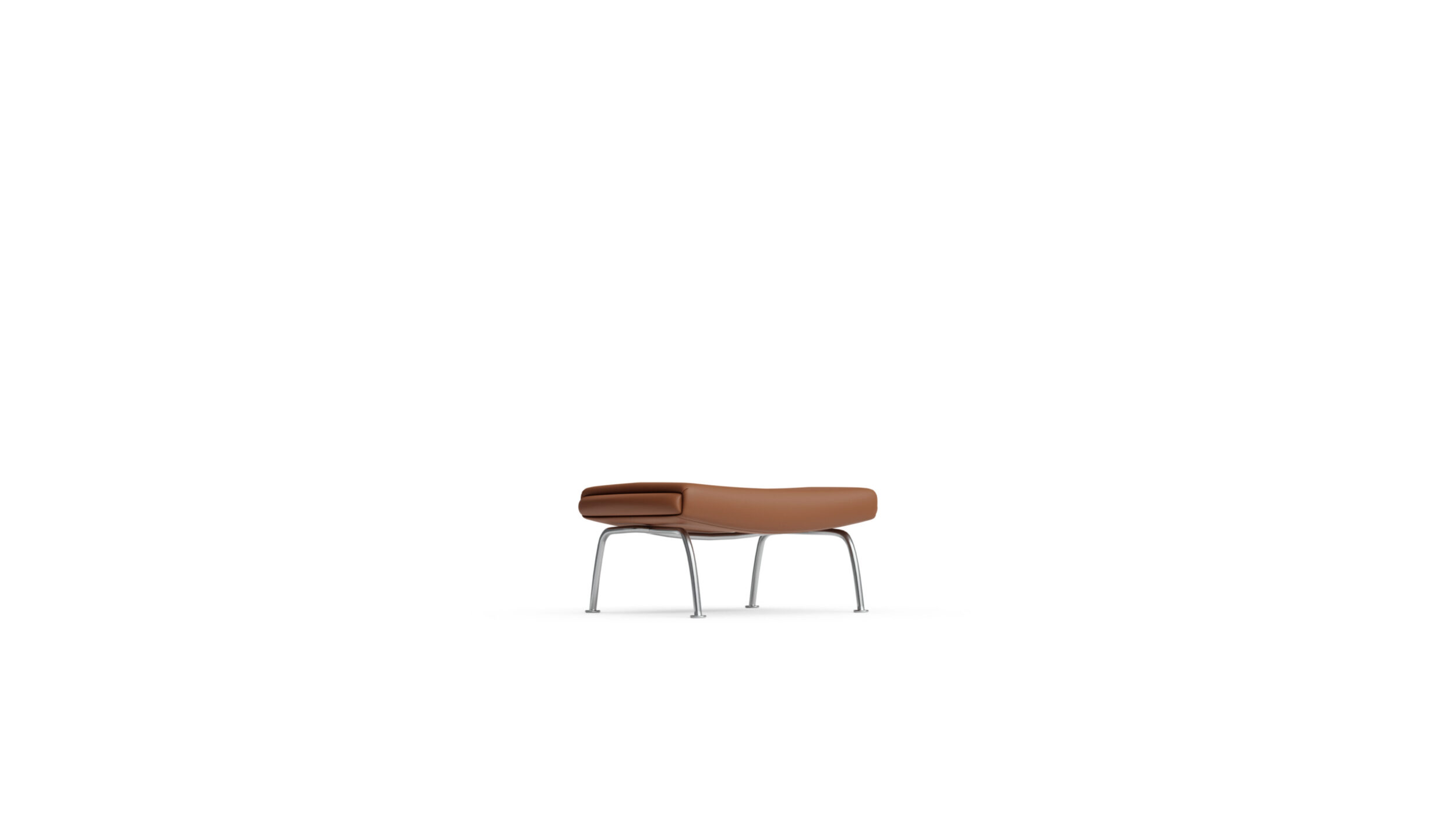 1002 Ox Ottoman & Queen Ottoman Reproduction by Archetype Forms - Hans Wegner - Back View