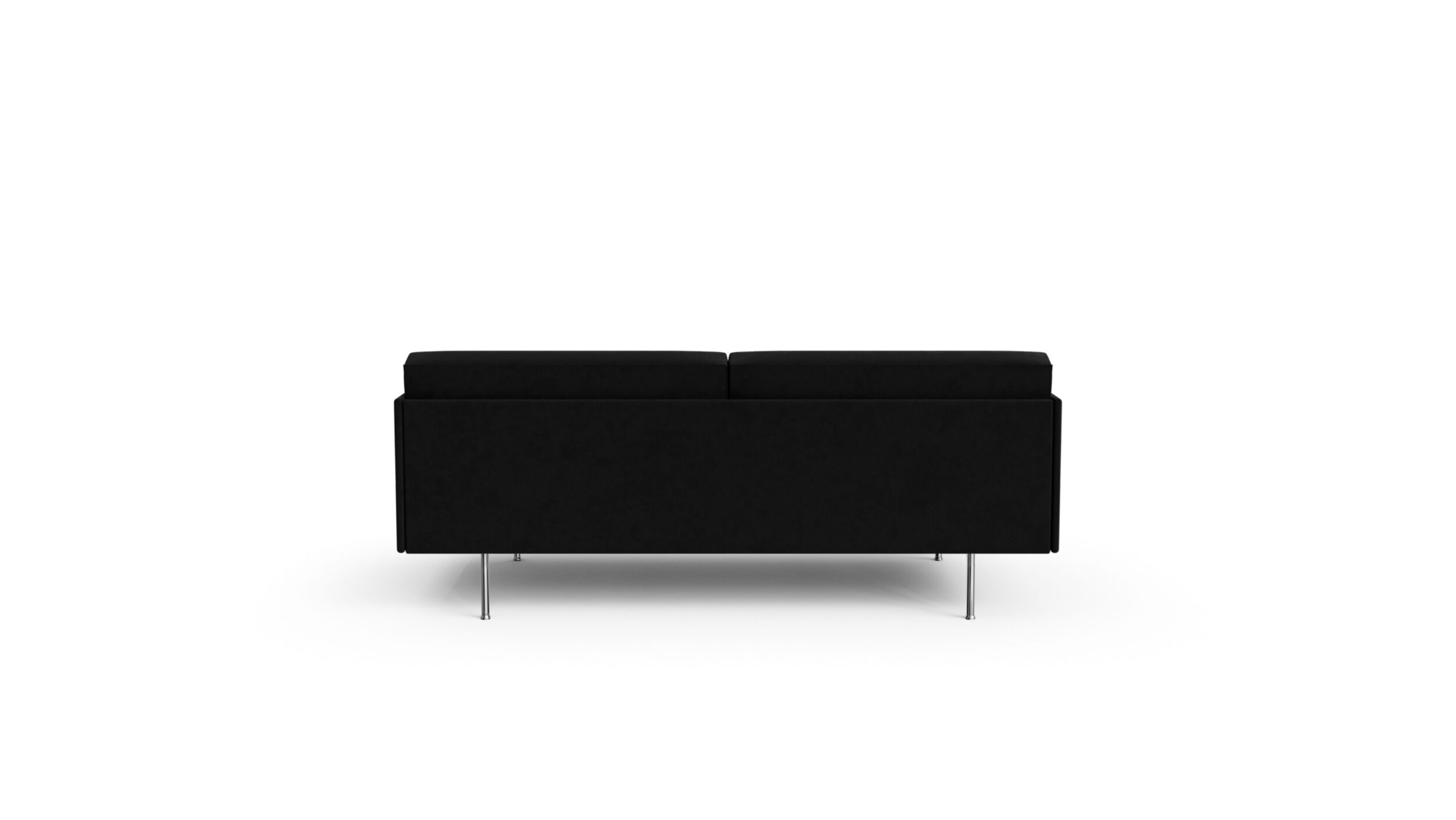 Back view of the Outline Sofa 2-Seater by Muuto, designed by Anderssen, available online in Canada. Made by Archetype Forms.