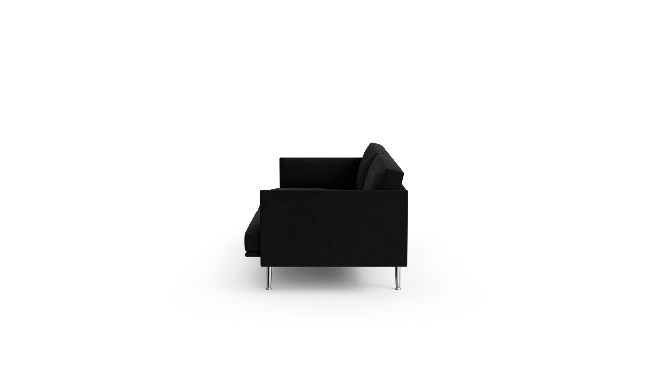 Side view of the Outline Sofa 2-Seater by Muuto, designed by Anderssen, available online in Canada. Made by Archetype Forms.