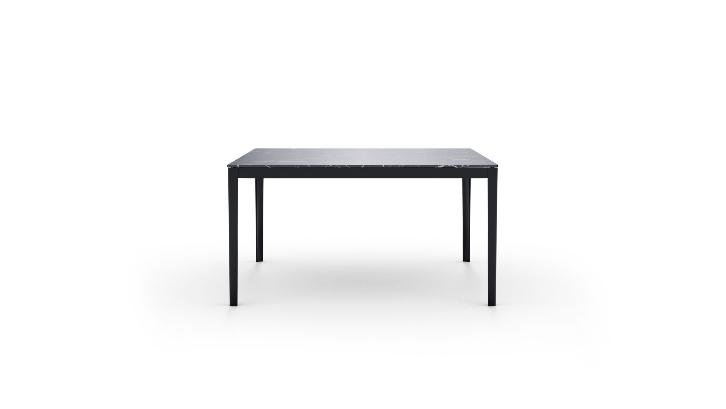 Front view of the Cotone Dining Table Square 140x140x74cm designed by Ronan and Erwan Bouroullec, available online in Canada. Made by Archetype Forms.