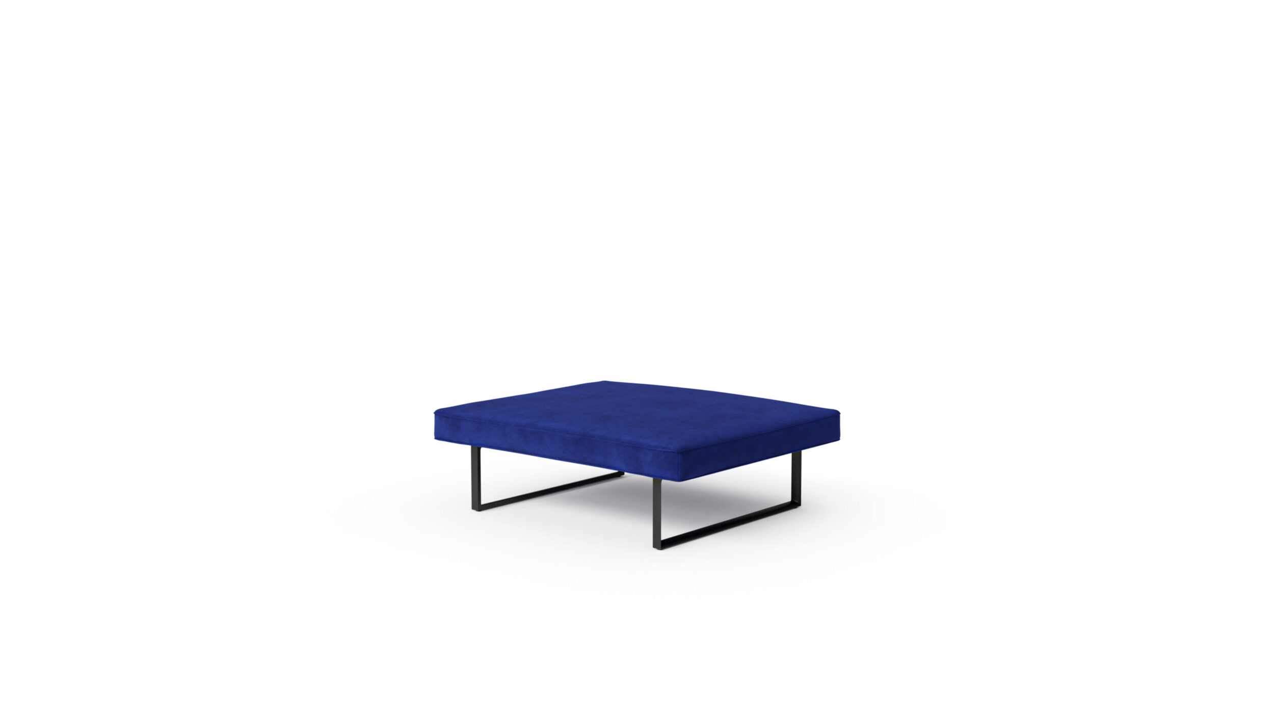 Front angle view of the 202-203 03 8 Otto Ottoman by Pierro Lissoni, available online in Canada. Designed by Pierro Lissoni, Made by Archetype Forms.