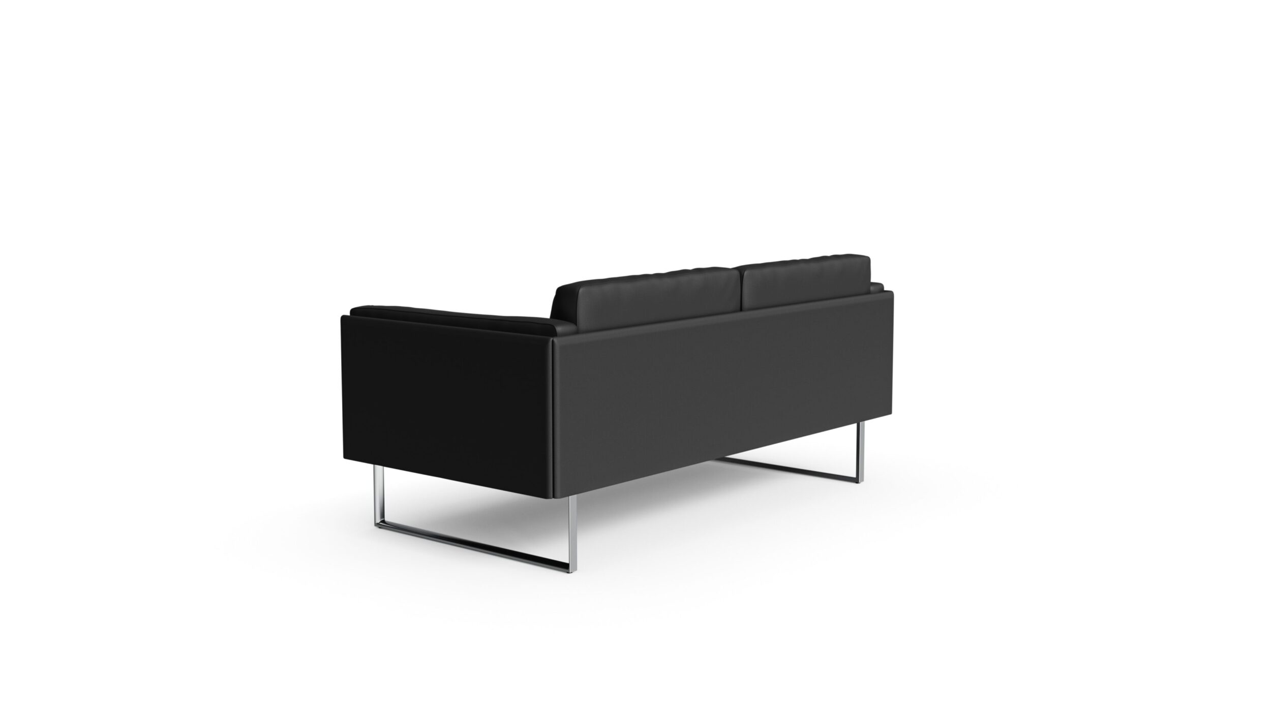 Back angle view of the 202-02 8 Otto Sofa Loveseat by Pierro Lissoni, available online in Canada. Designed by Pierro Lissoni, Made by Archetype Forms.