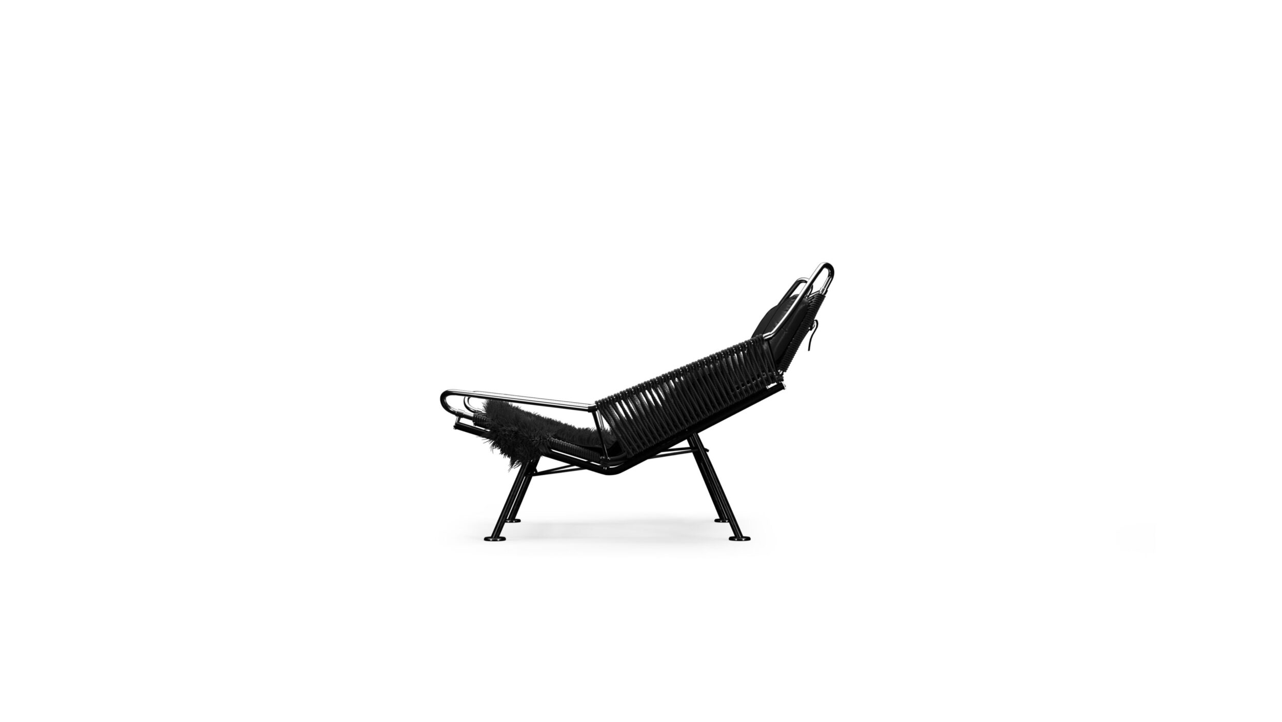 Hans Wegner Flag Halyard Chair in Vancouver Canada, PP225 Product Image Side View