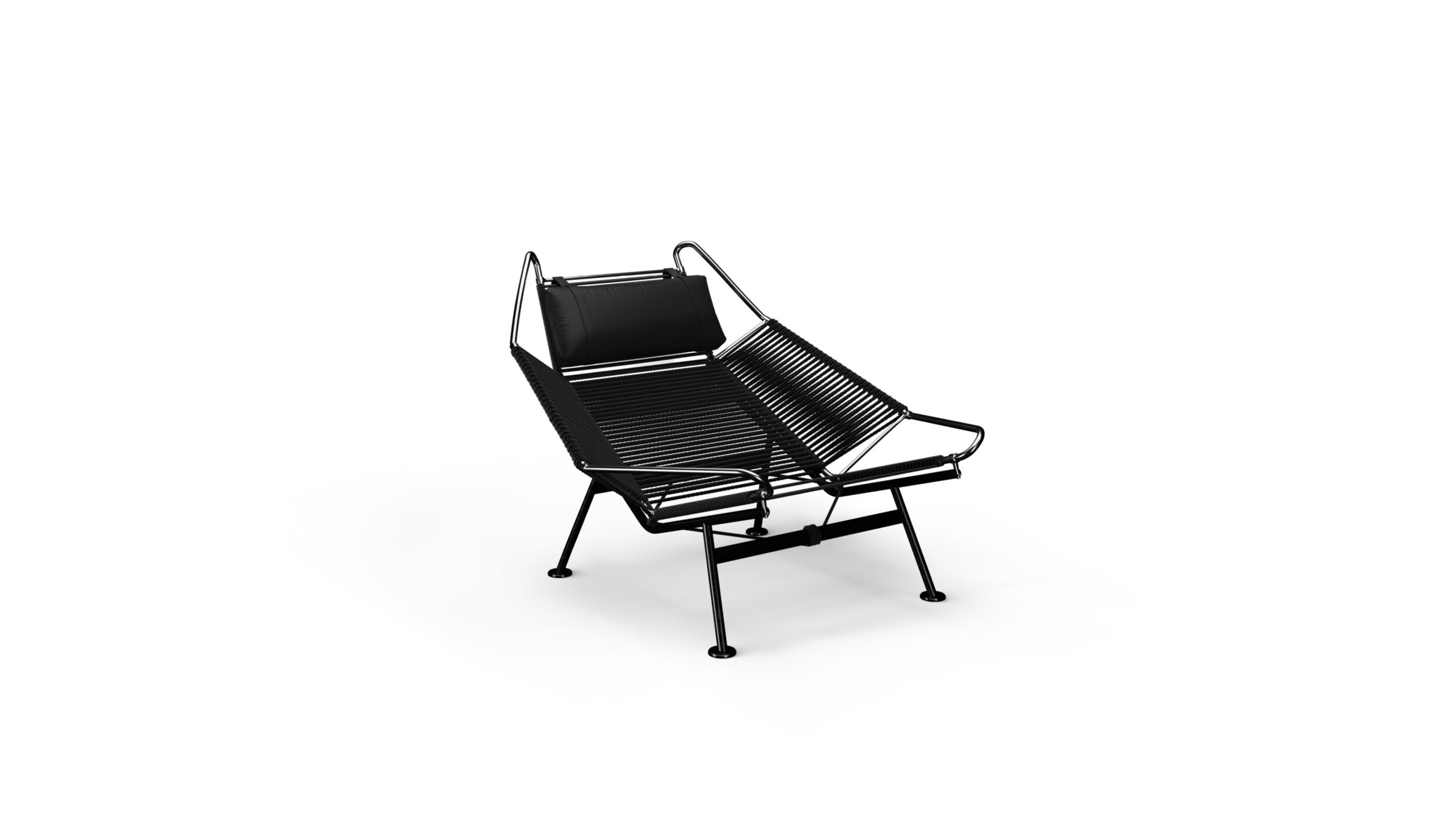 Hans Wegner Flag Halyard Chair in Vancouver Canada, PP225 Product Image Front Angle View 4