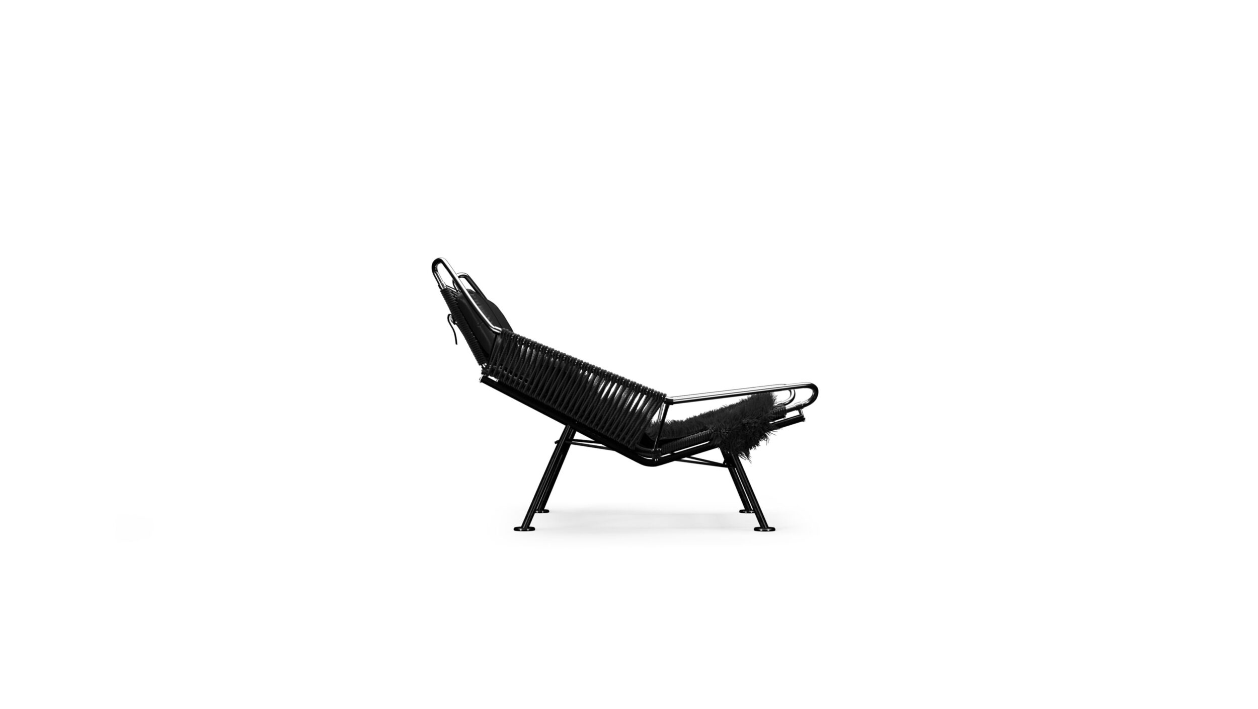 Hans Wegner Flag Halyard Chair in Vancouver Canada, PP225 Product Image Side View 2