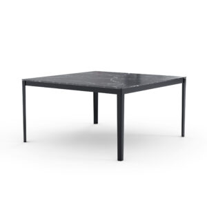 Front angle view of the Cotone Dining Table Square 140x140x74cm designed by Ronan and Erwan Bouroullec, available online in Canada. Made by Archetype Forms.