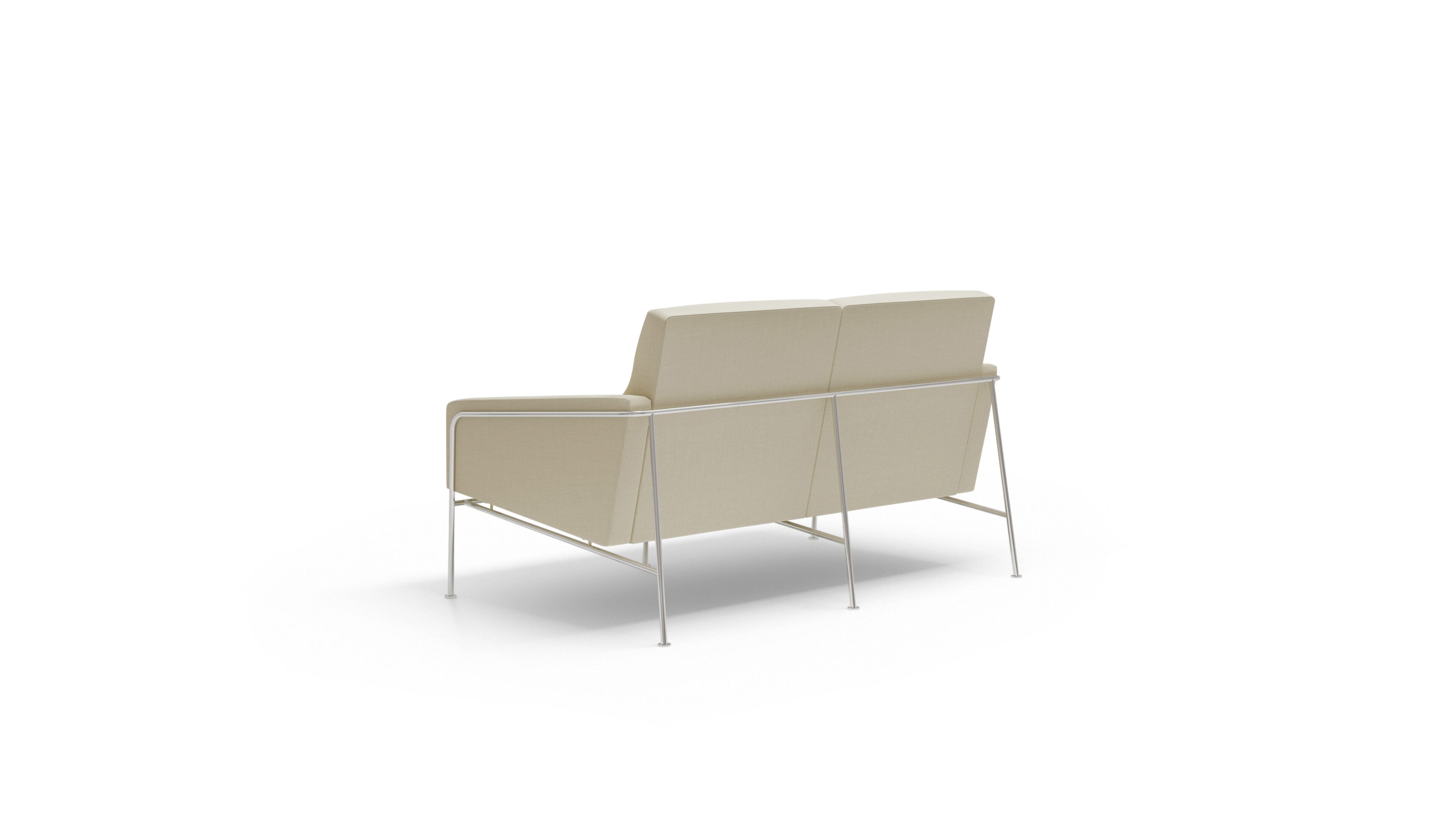Arne Jacobsen Series 3300 2-Seater Sofa Loveseat 3302 Fritz Hansen Style in Canada and the USA - Back Angle