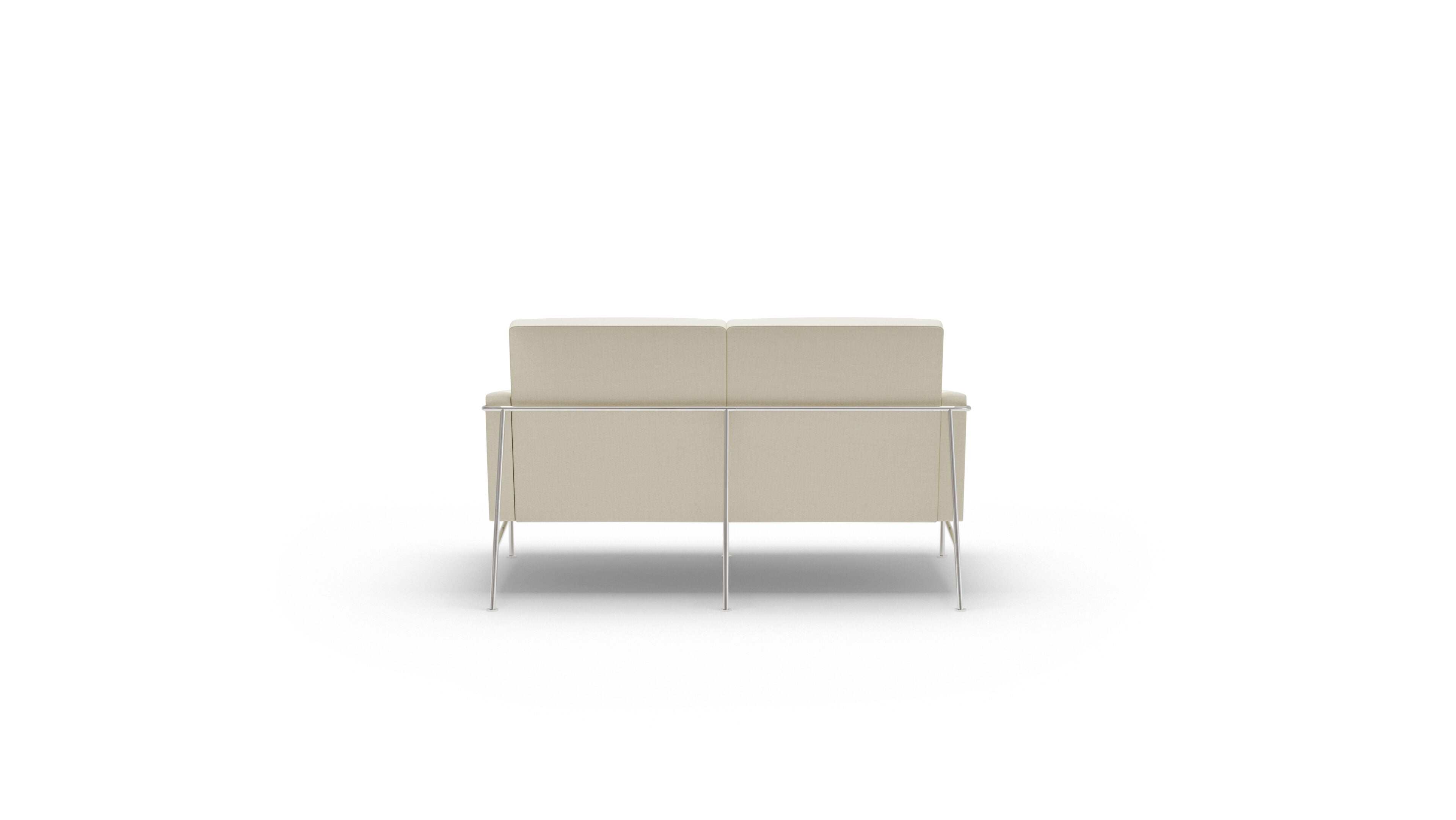 Arne Jacobsen Series 3300 2-Seater Sofa Loveseat 3302 Fritz Hansen Style in Canada and the USA - Back