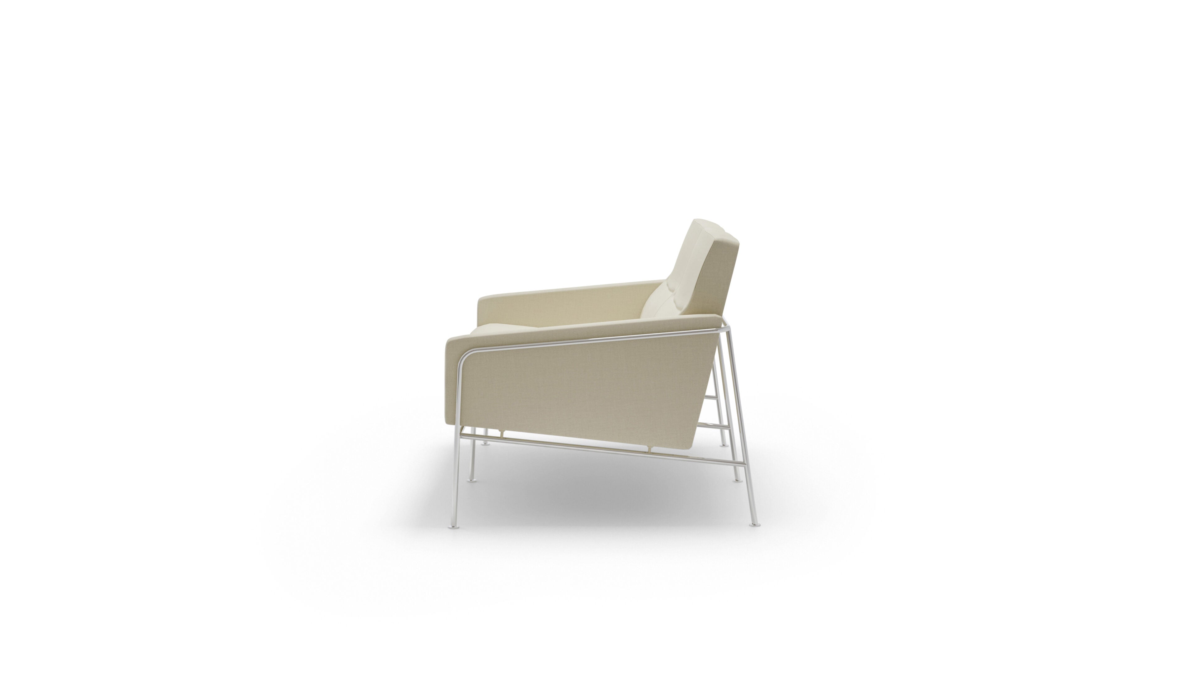 Arne Jacobsen Series 3300 2-Seater Sofa Loveseat 3302 Fritz Hansen Style in Canada and the USA - Side