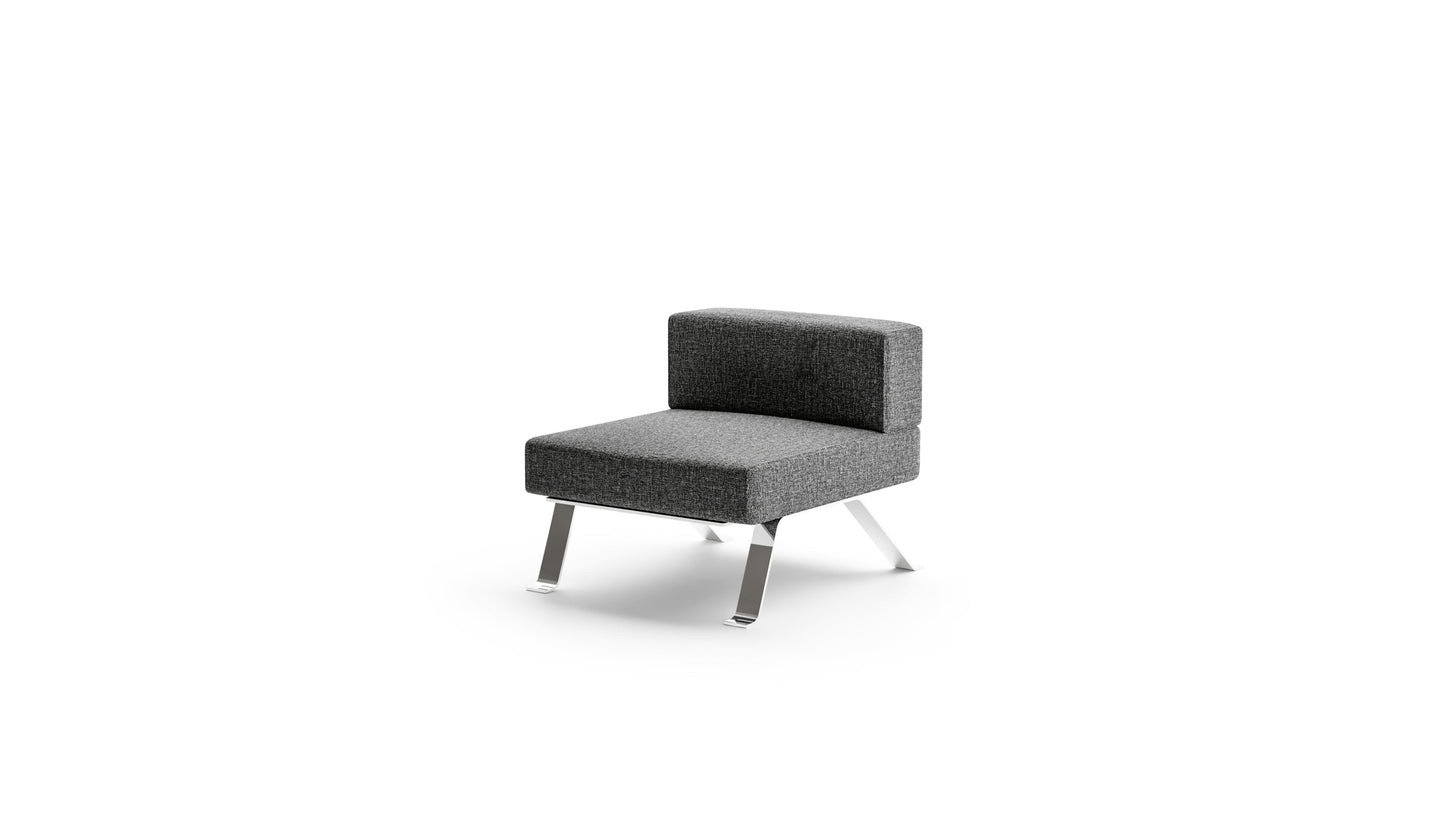 Charlotte Perriand Ombra Armchair in Canada and the USA 512 Ombra Lounge Chair - Front Angle 2