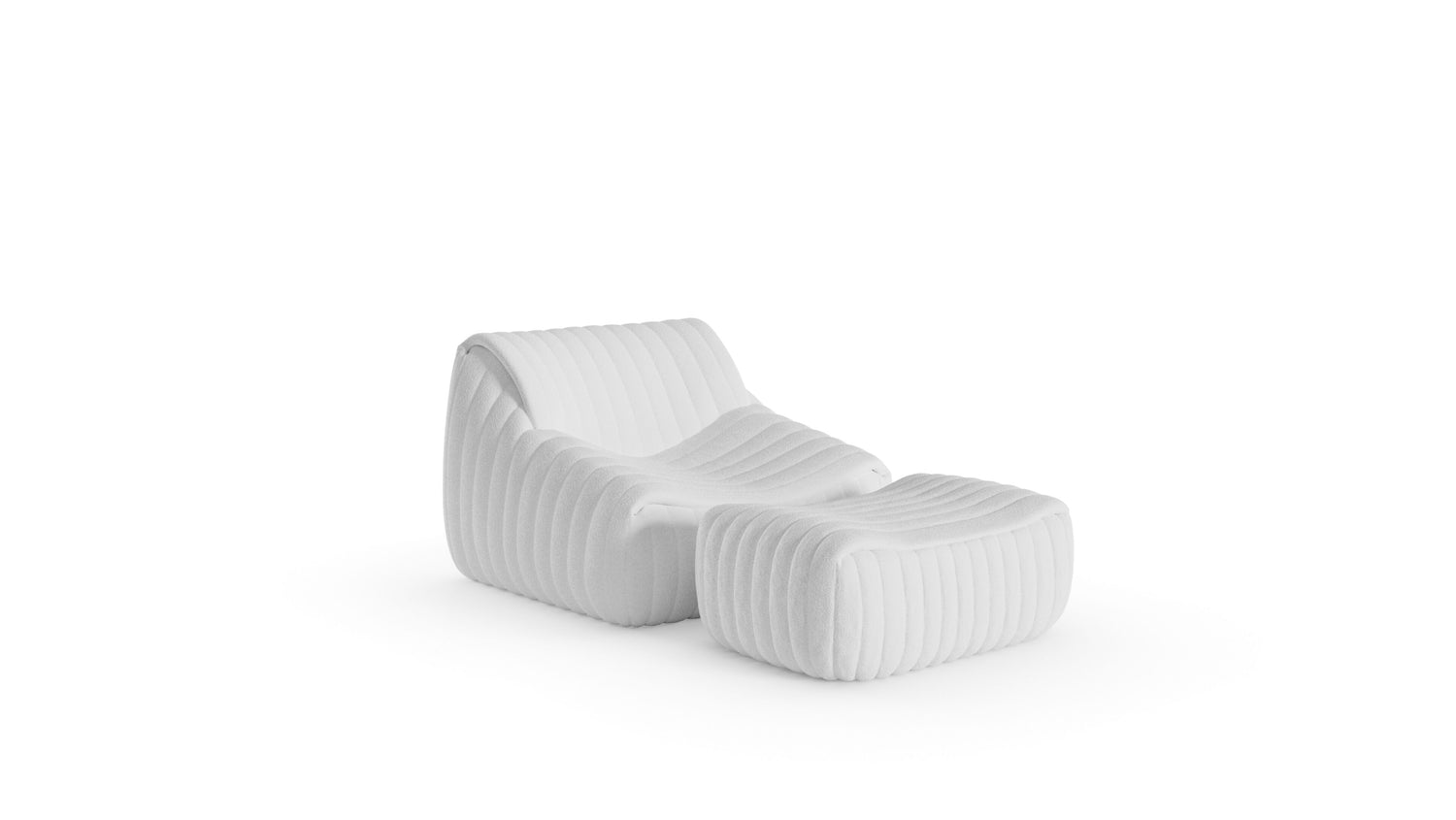 Cinna Sandra Lounge Chair & Ottoman in Canada and the USA Annie Hieronimus - Front Angle