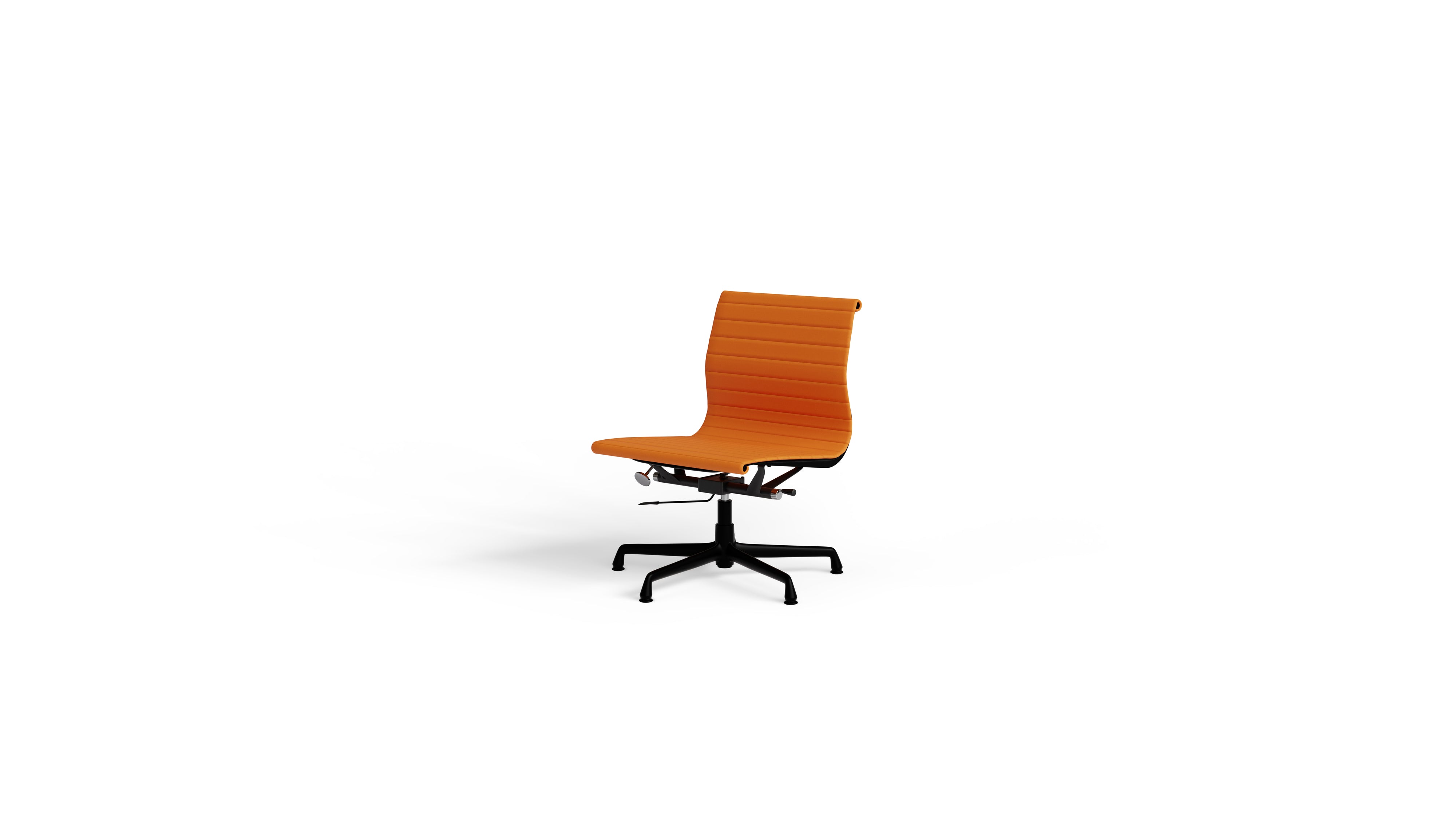 Eames Aluminum Group Management Side Chair EA 306 in the USA and Canada - Front Angle