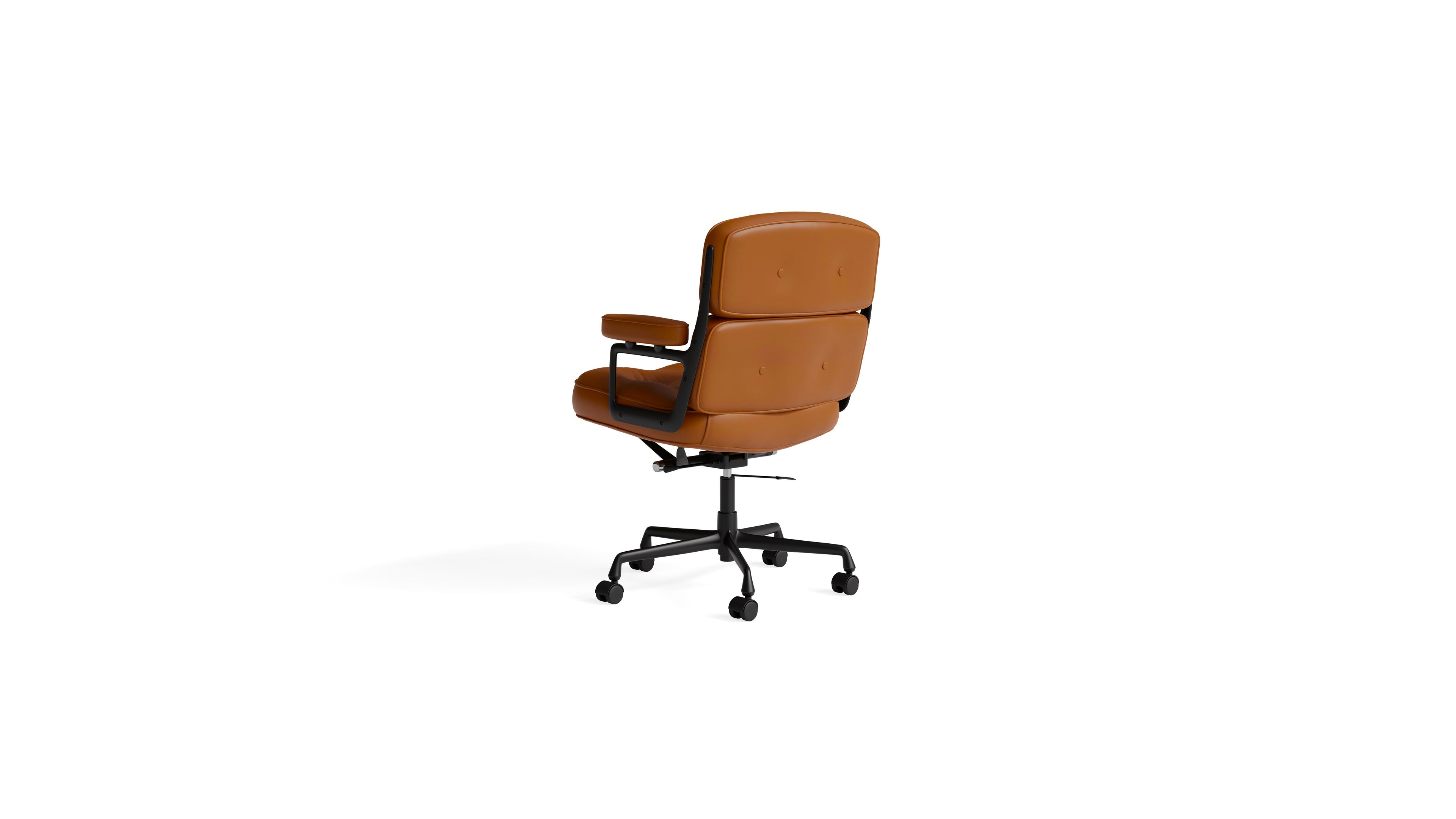 Brown Eames ES 104 Time-Life Lobby Chair Office Chair in the USA & Canada - Back Angle