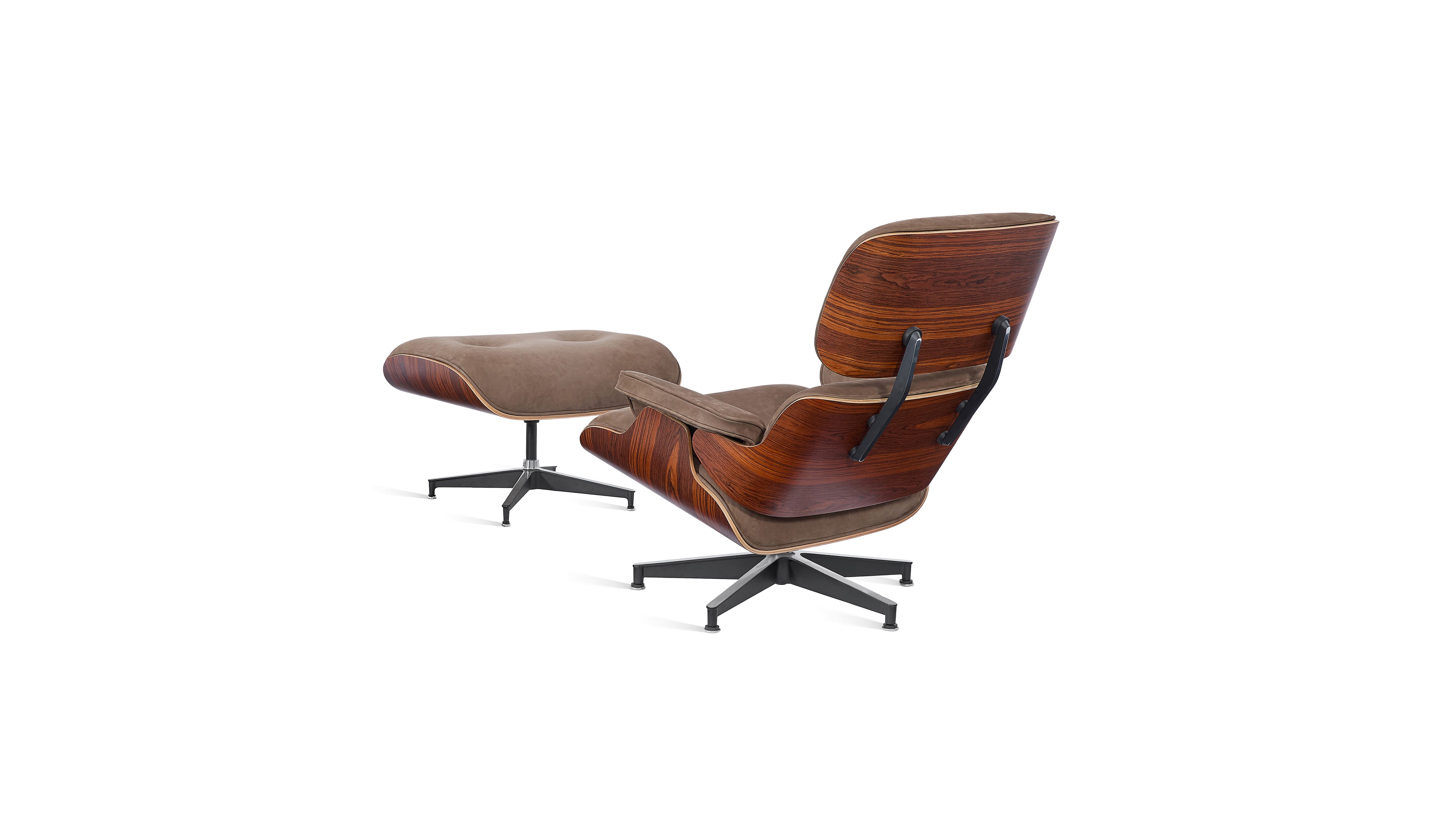 1956 Lounge Chair & Ottoman: AM Nubuck