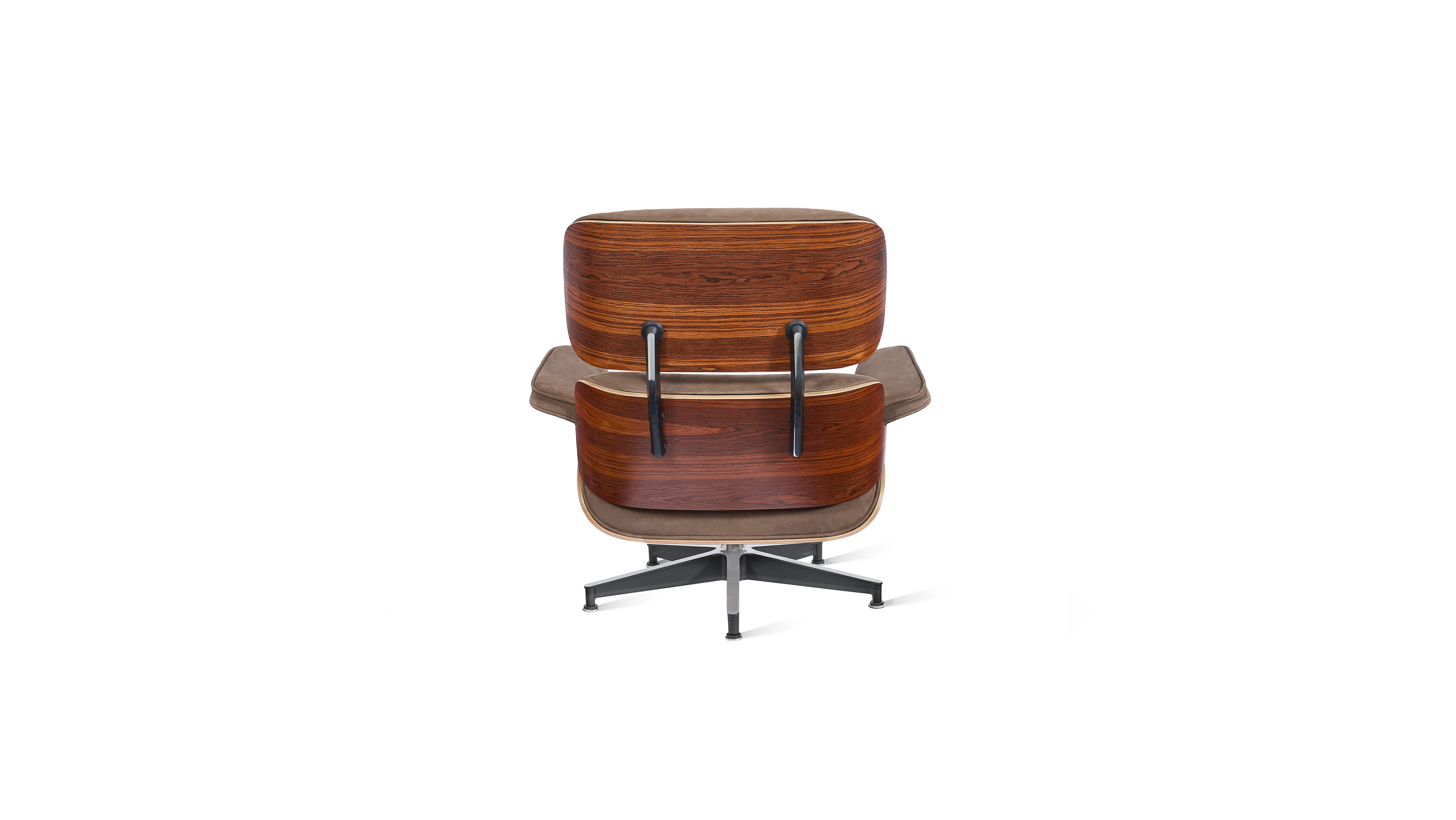 1956 Lounge Chair & Ottoman: AM Nubuck