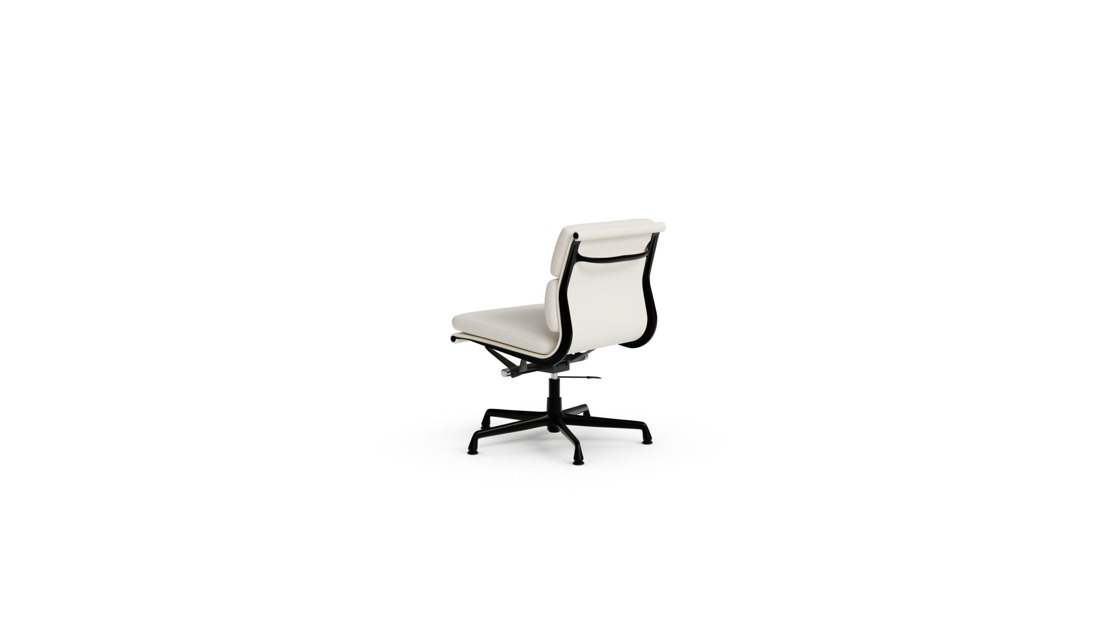 Eames Soft Pad Office Chair Management in Canada and the USA EA 205 & EA 206 Side Chair - Back Angle