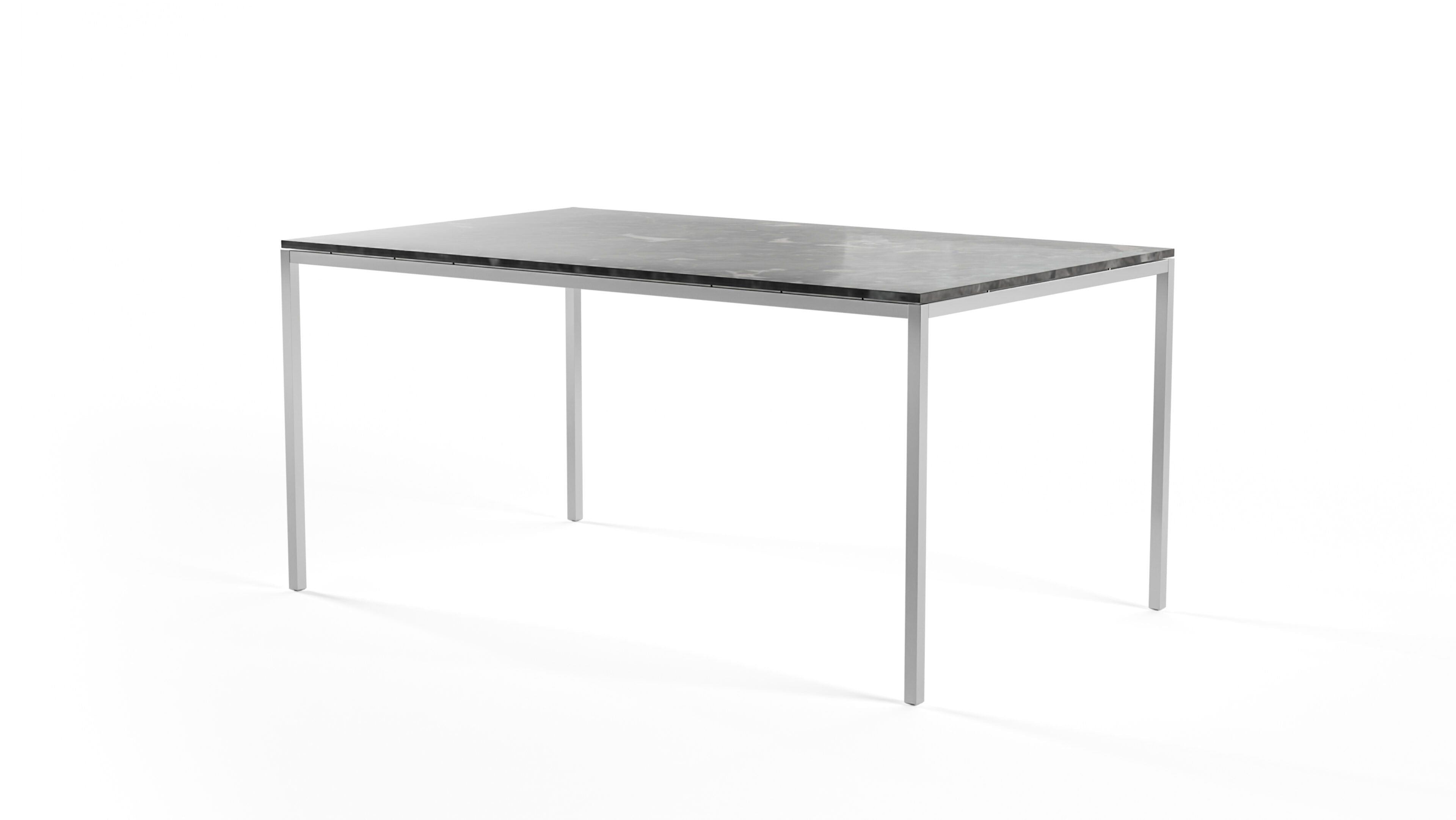 Florence Knoll Dining Table in the USA and Canada 60x36 inch - Front Angle 2