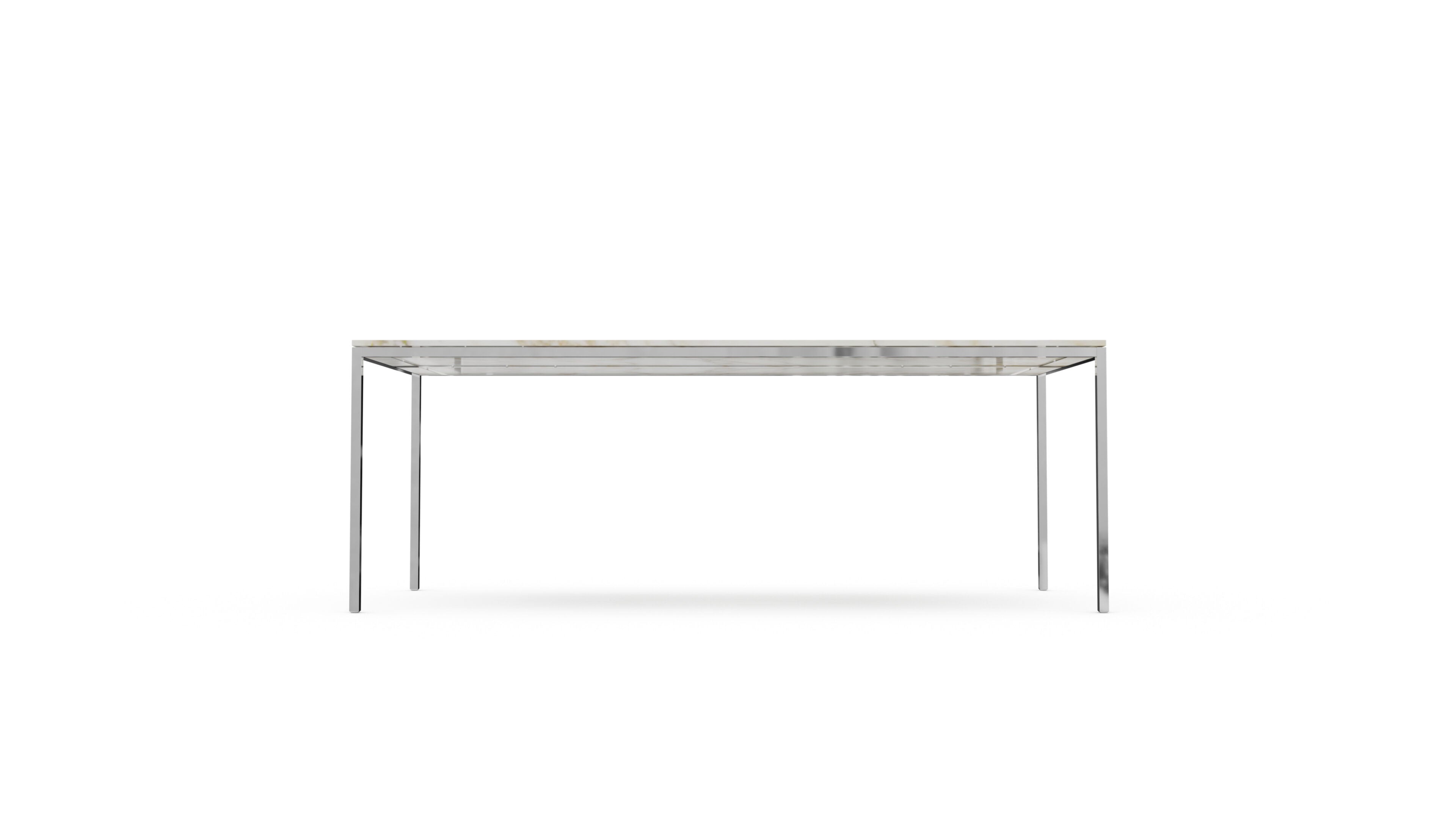 Florence Knoll Dining Table in the USA and Canada - Side
 View