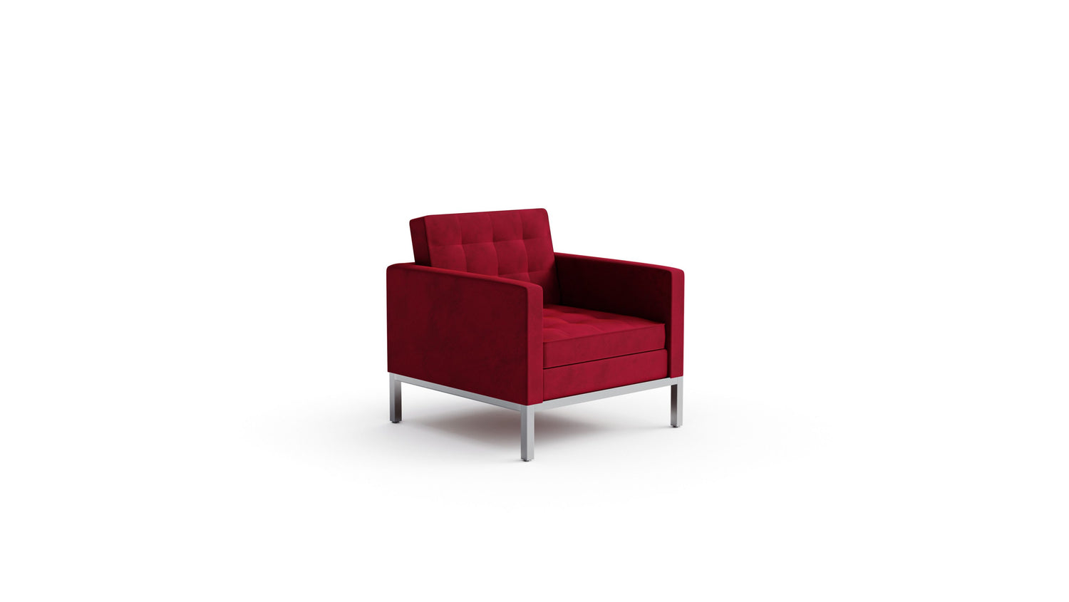 Florence Knoll Lounge Chair in the USA and Canada - Front Angle