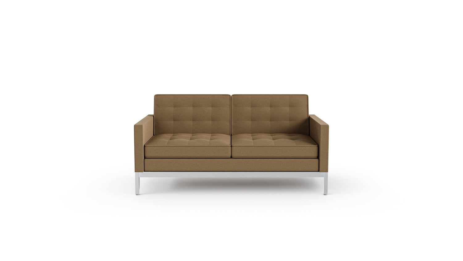 Florence Knoll Loveseat Sofa in the USA and Canada - Front