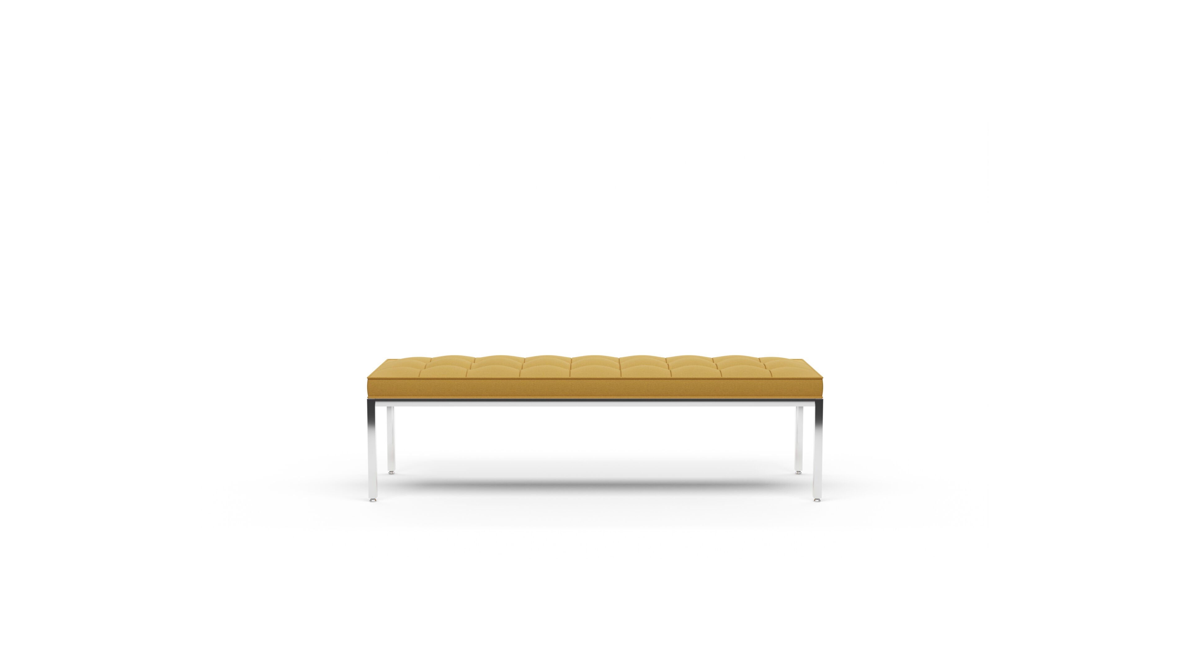Florence Knoll Relaxed 3-Seat Bench in Canada and the USA - Front