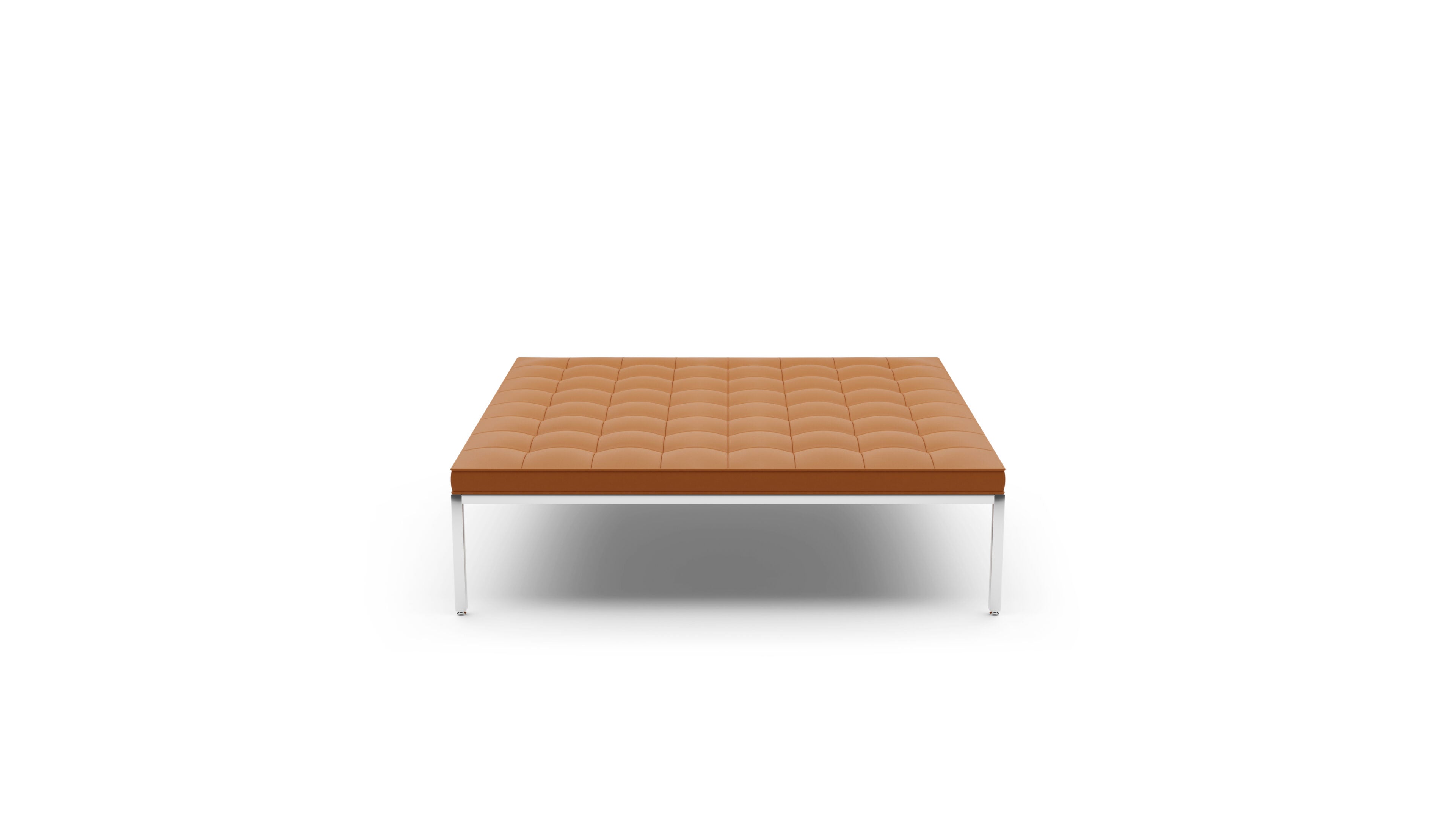 Florence Knoll Relaxed Large Square Bench in Canada and the USA - Front Angle 2