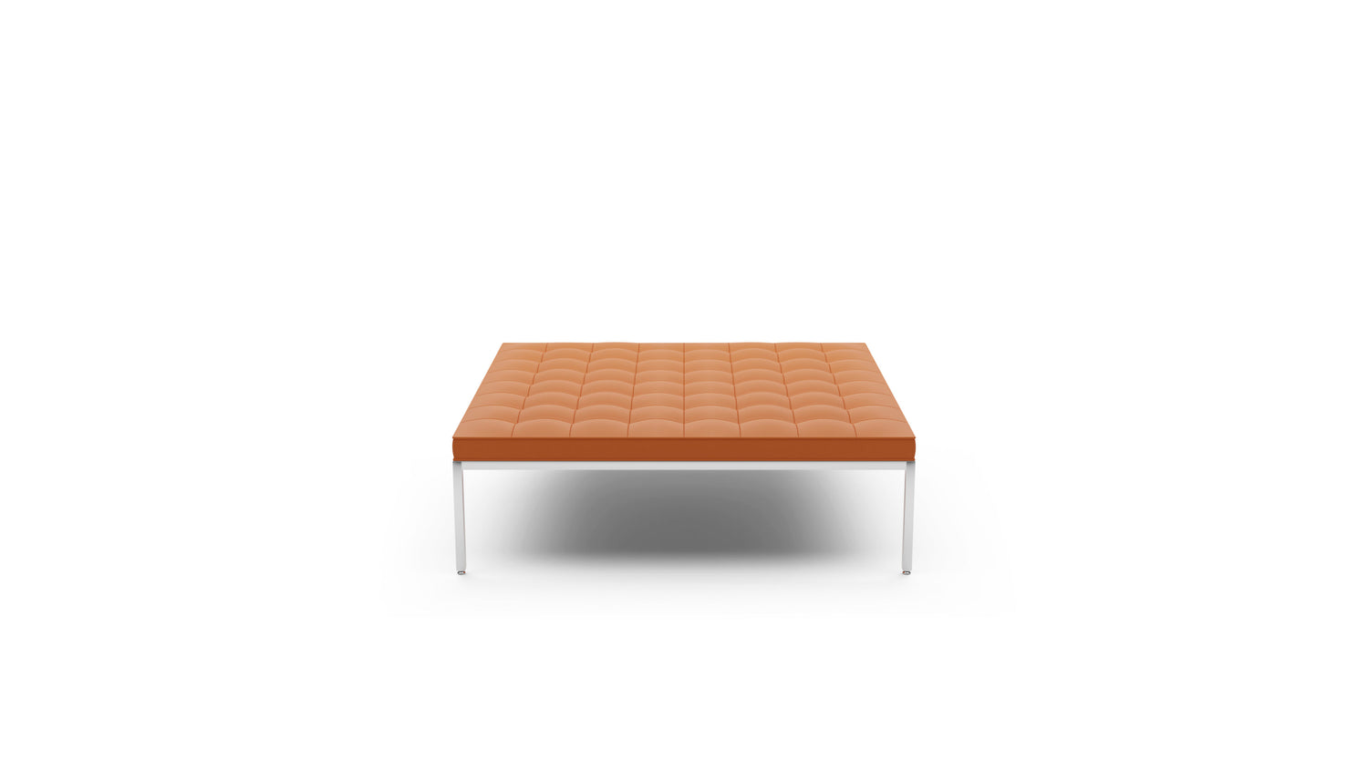 Florence Knoll Relaxed Medium Square Bench in Canada and the USA - Front Angle 2