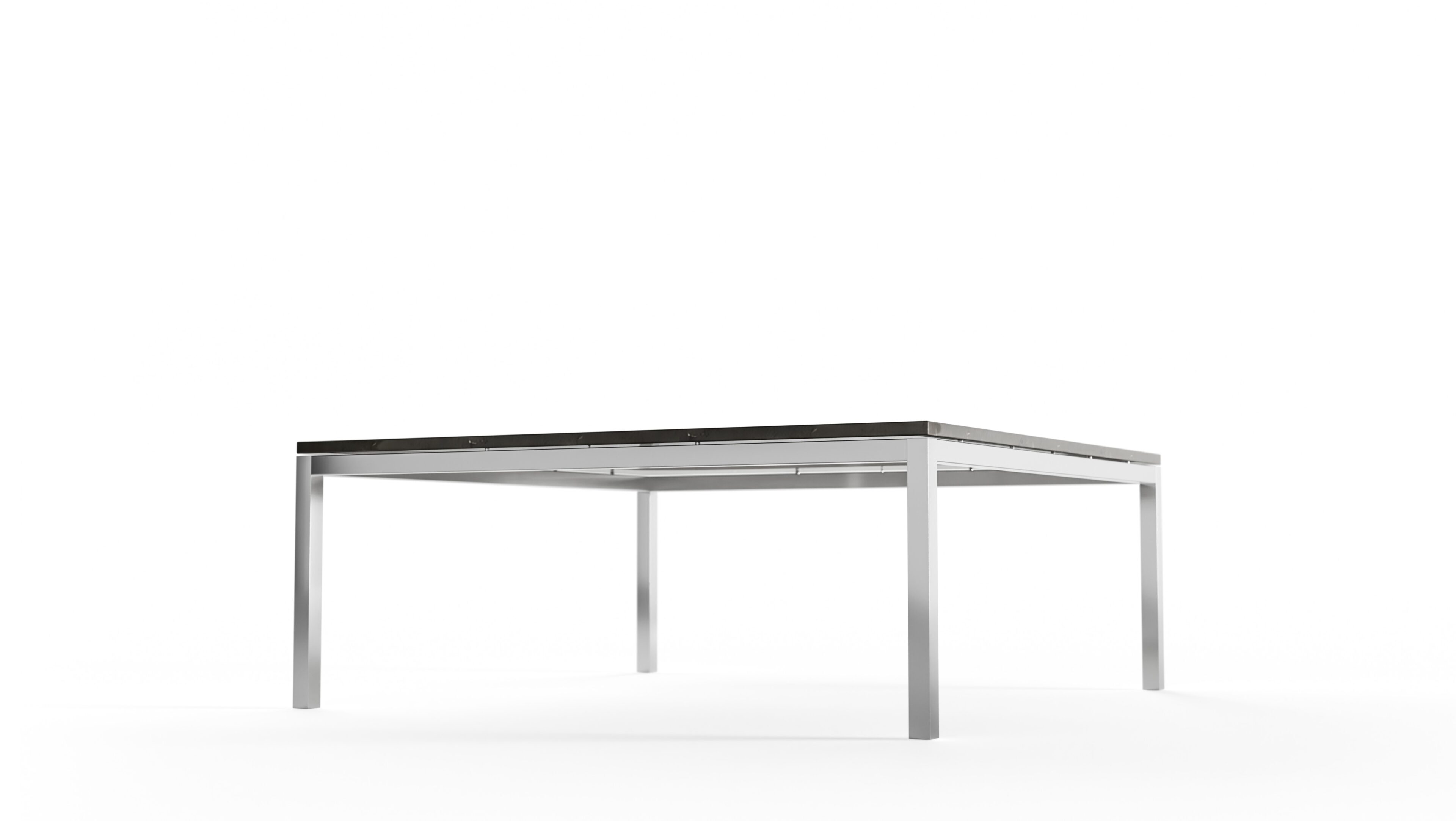 Florence Knoll Square Coffee Table Low 35 inch in the USA and Canada - Back Angle
