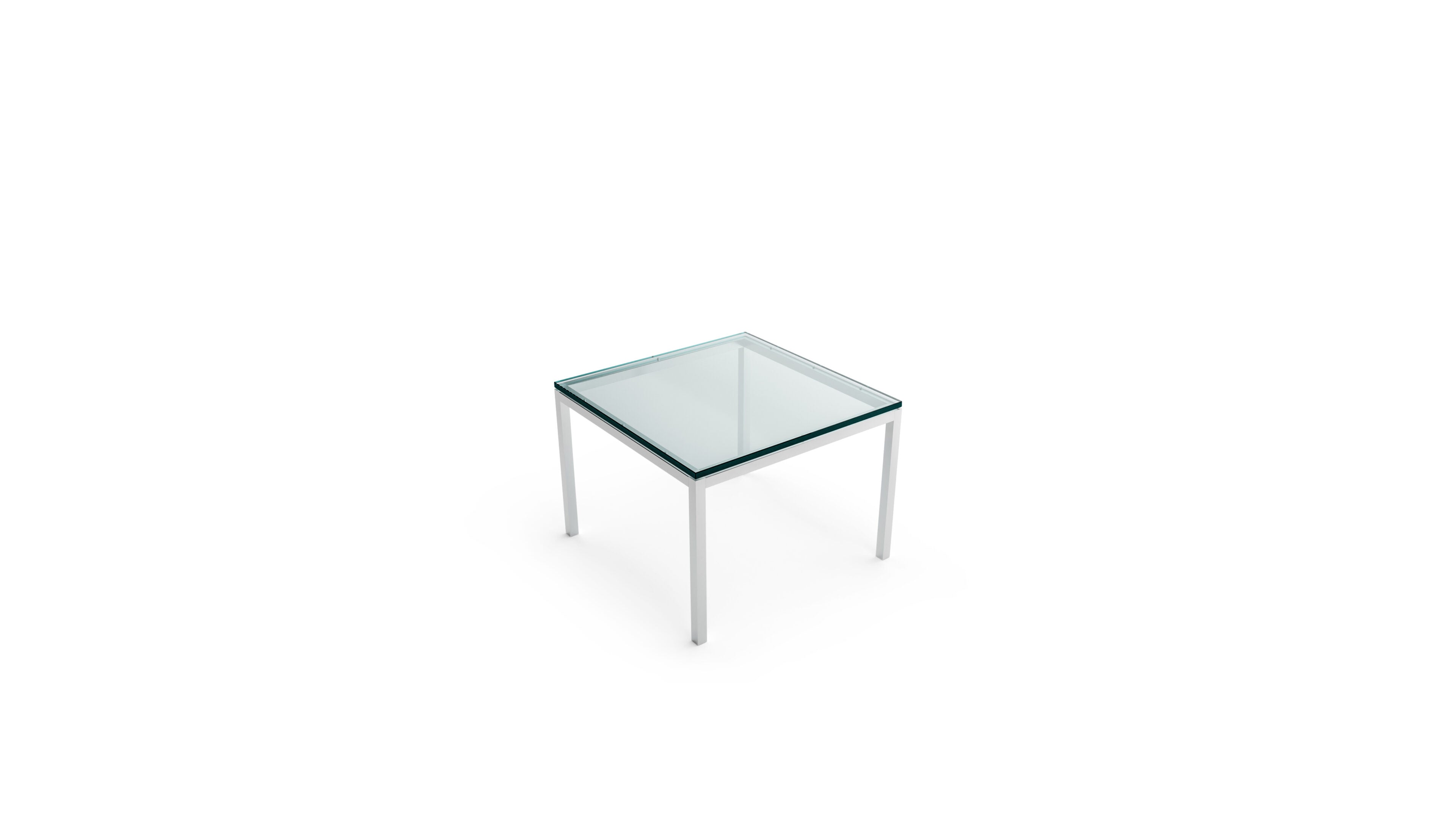 Florence Knoll Square Coffee Table Standard 24 inch in the USA and Canada - Front Angle 2