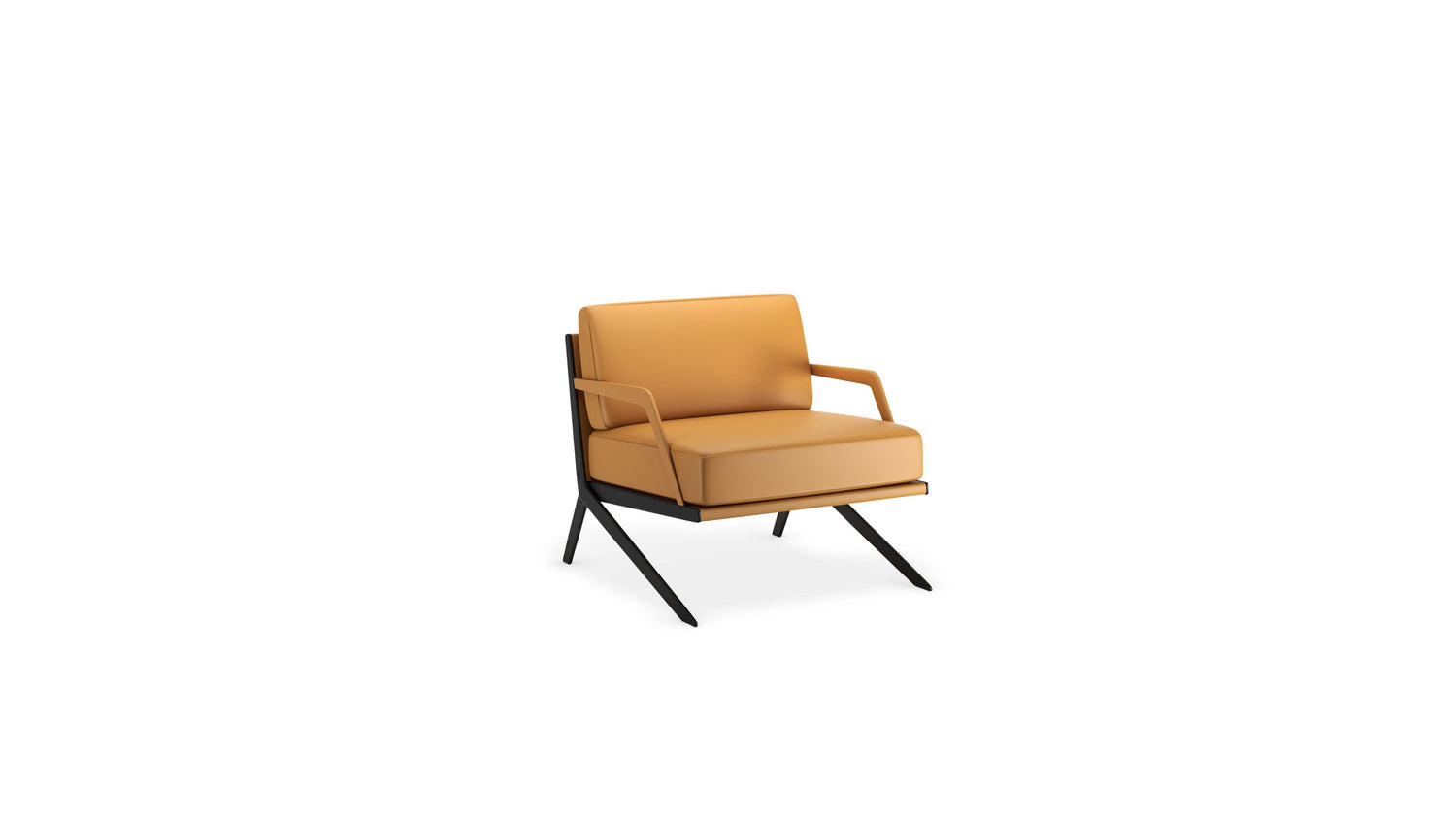 Gordon Guillaumier DS-60 Armchair De Sede Style in the USA and Canada - Front Angle
