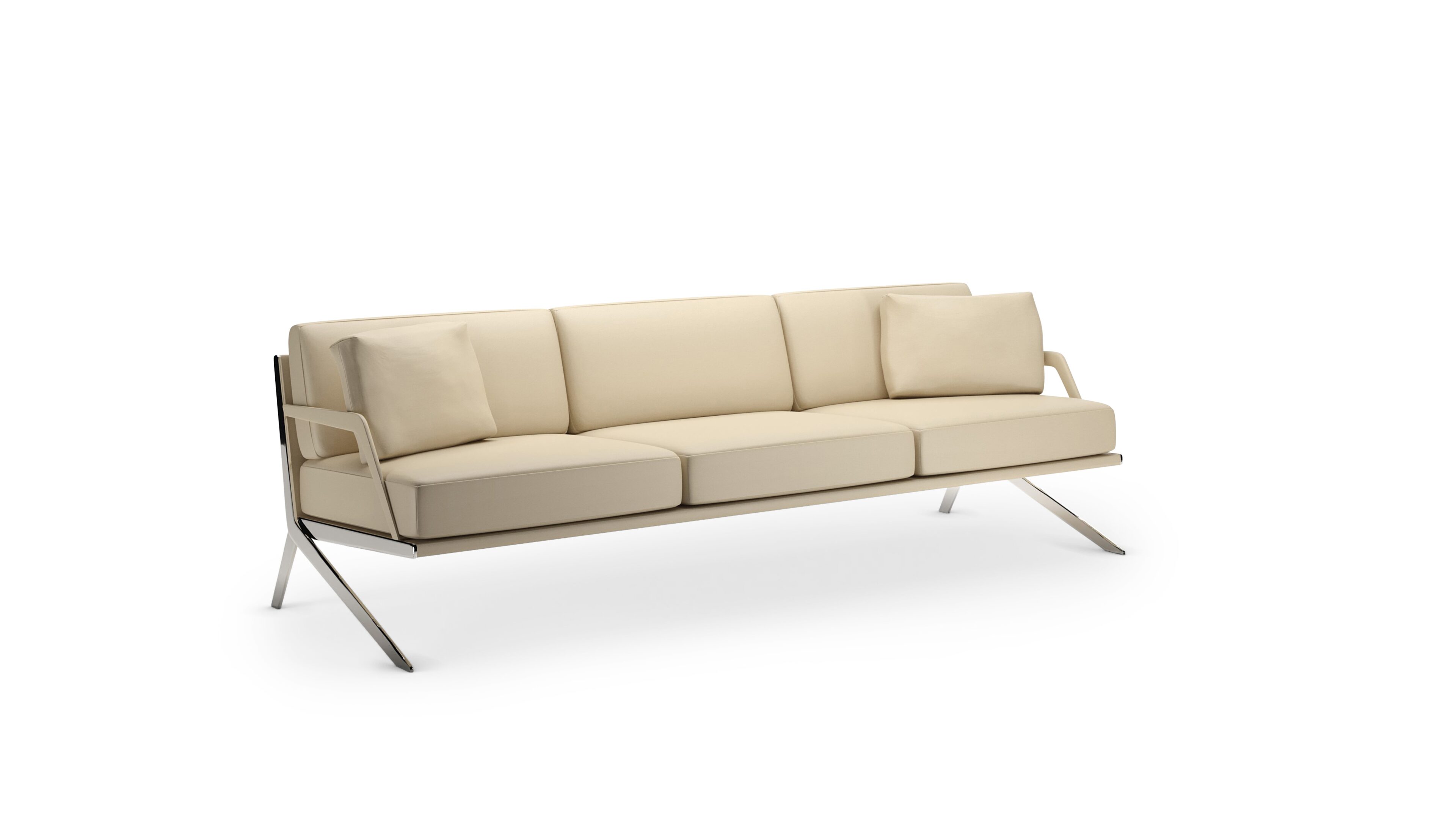 Gordon Guillaumier DS-60 Sofa 3-Seater De Sede Style in the USA and Canada - Front Angle 2