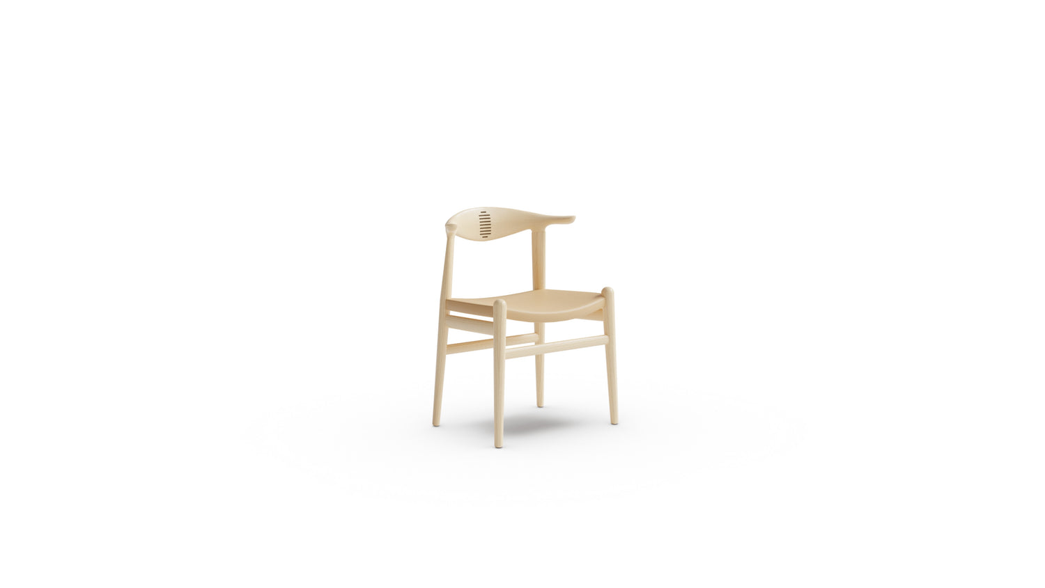 Hans J. Wegner Cow Horn Chair Model JH505 in Canada and the USA - Front Angle