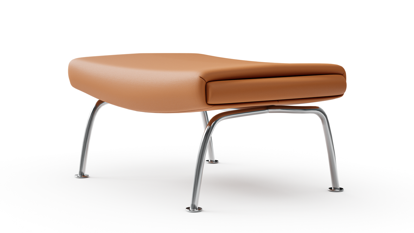 Hans Wegner 1002 Ox/Queen Ottoman in Canada and the USA - Closeup
