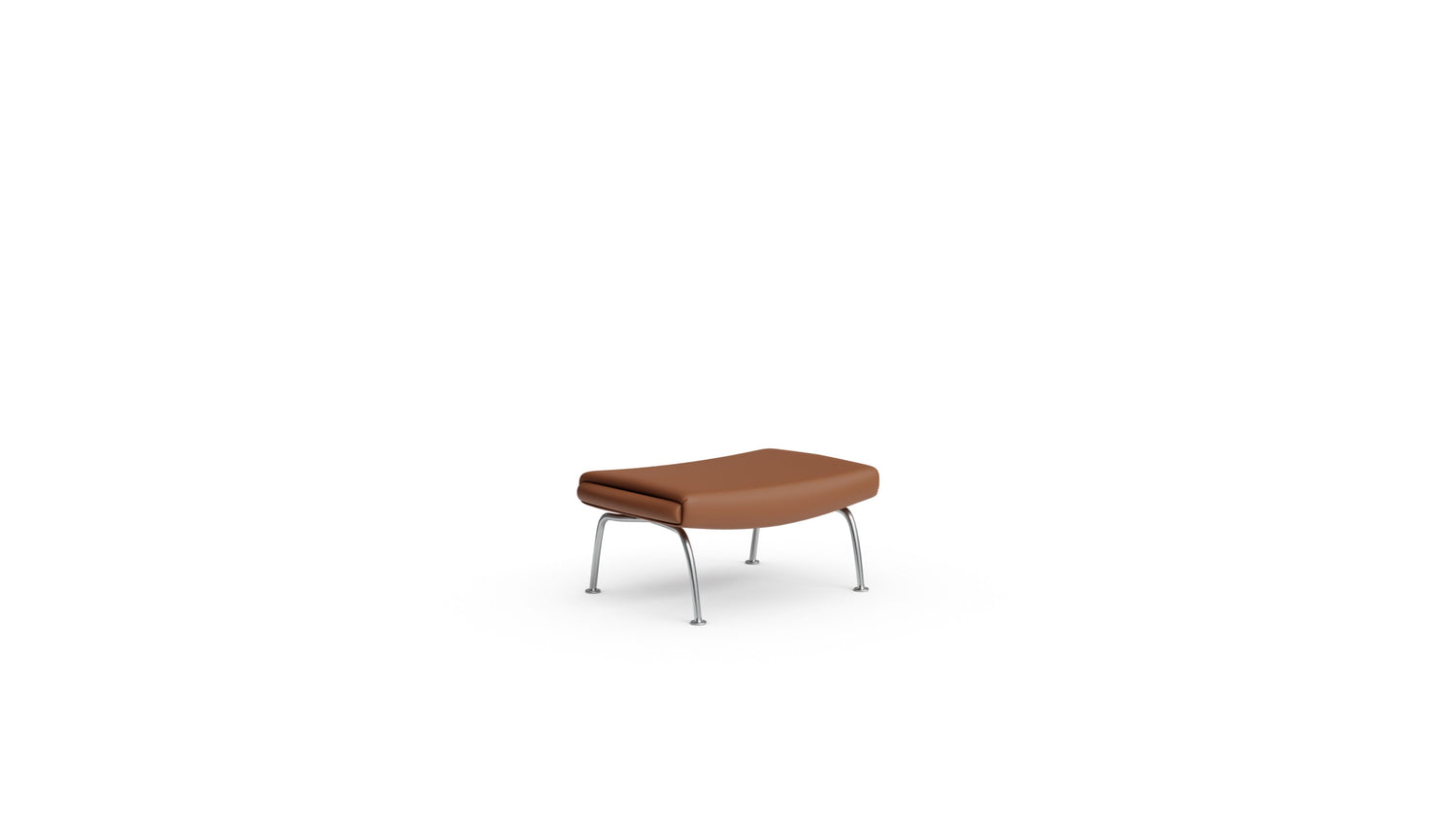 Hans Wegner 1002 Ox/Queen Ottoman in Canada and the USA - Front Angle