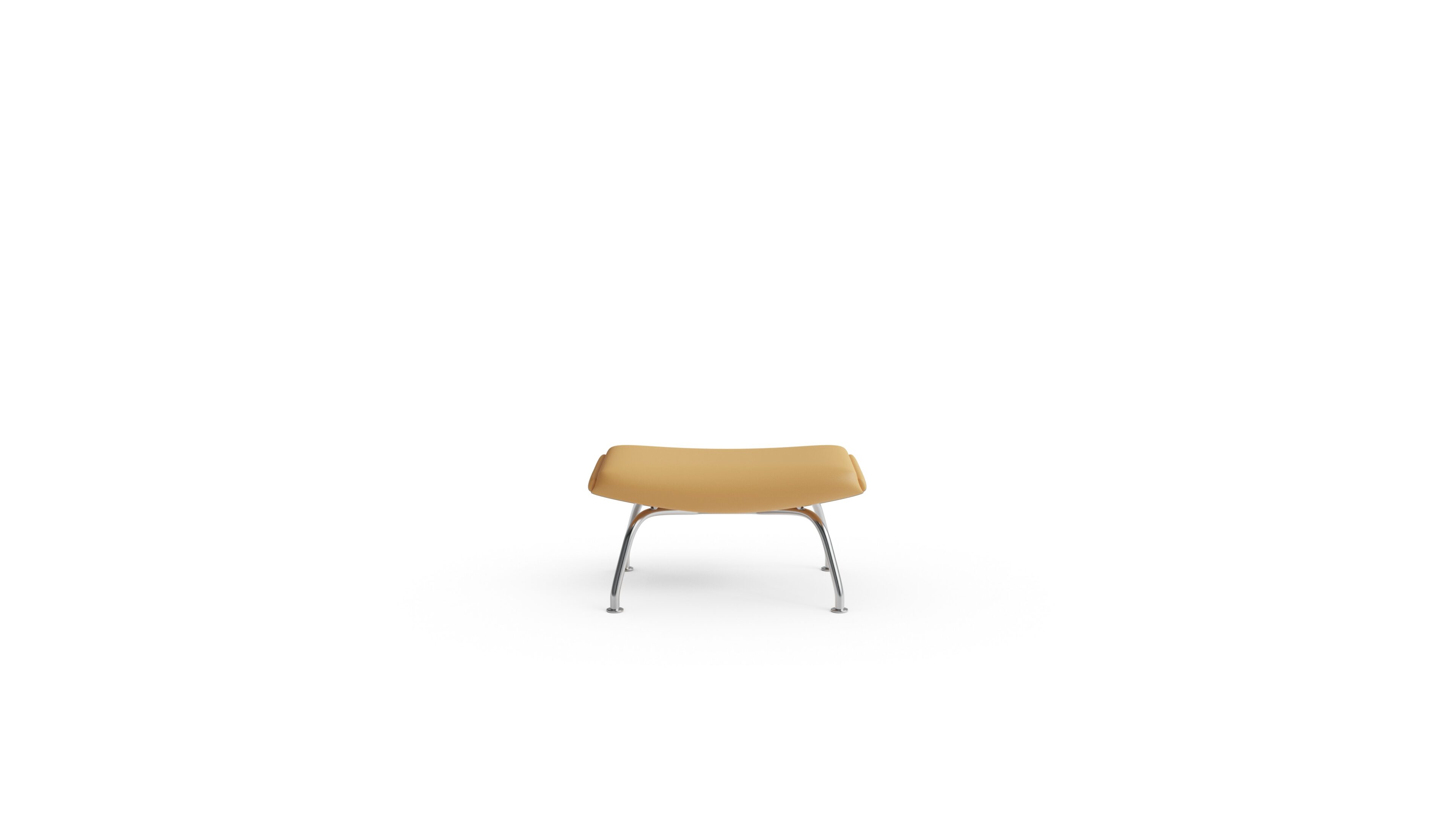 Hans Wegner Ox Ottoman in Canada and the USA 1002 Ox-Queen Ottoman - Front
