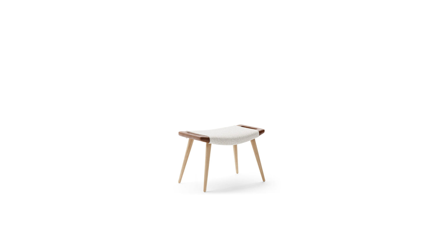 Hans Wegner Papa Bear Ottoman in Canada and the USA - Front Angle