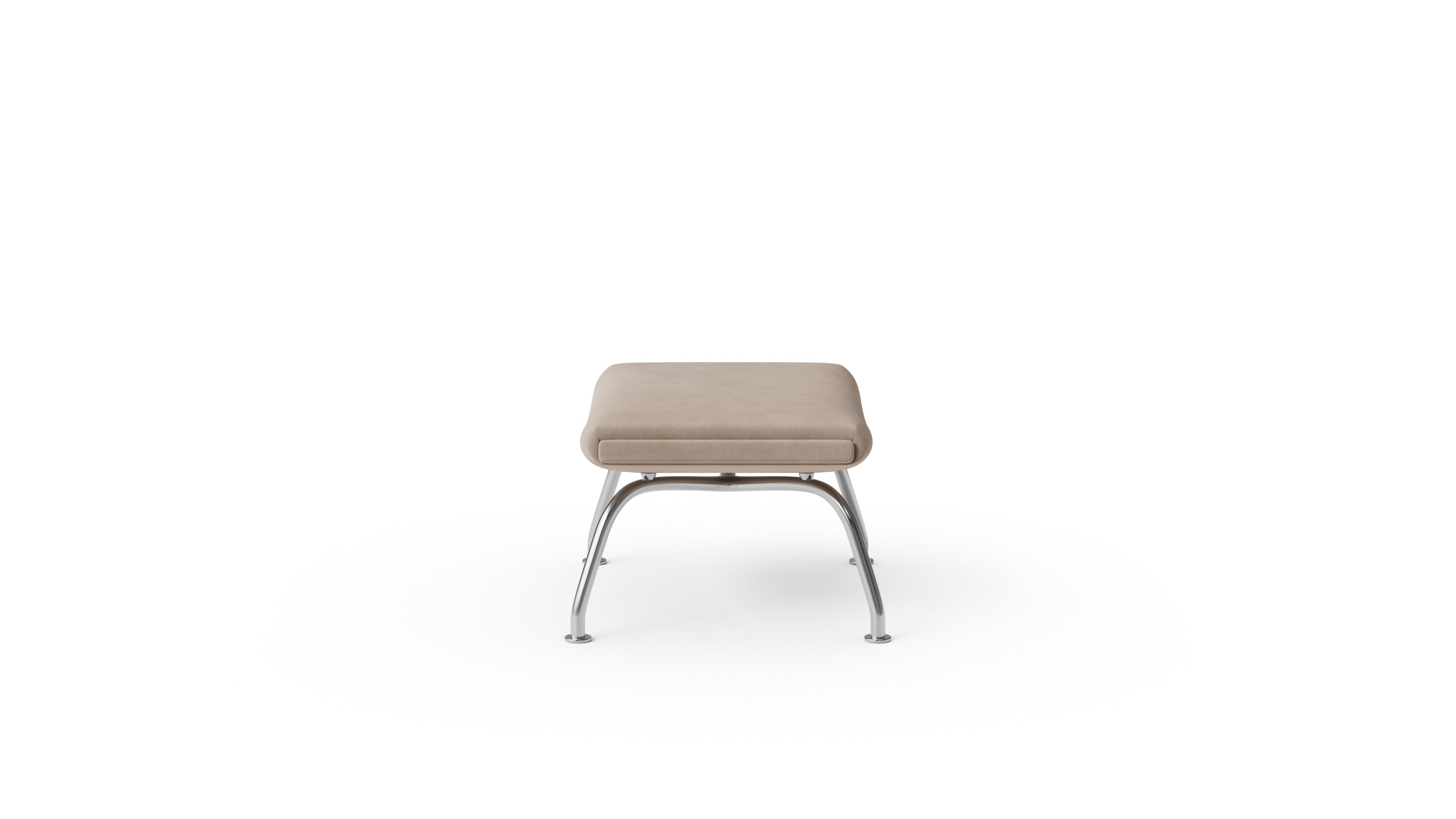 Hans Wegner Queen Ottoman in Canada and the USA 1002 Ox-Queen Ottoman - Closeup Side