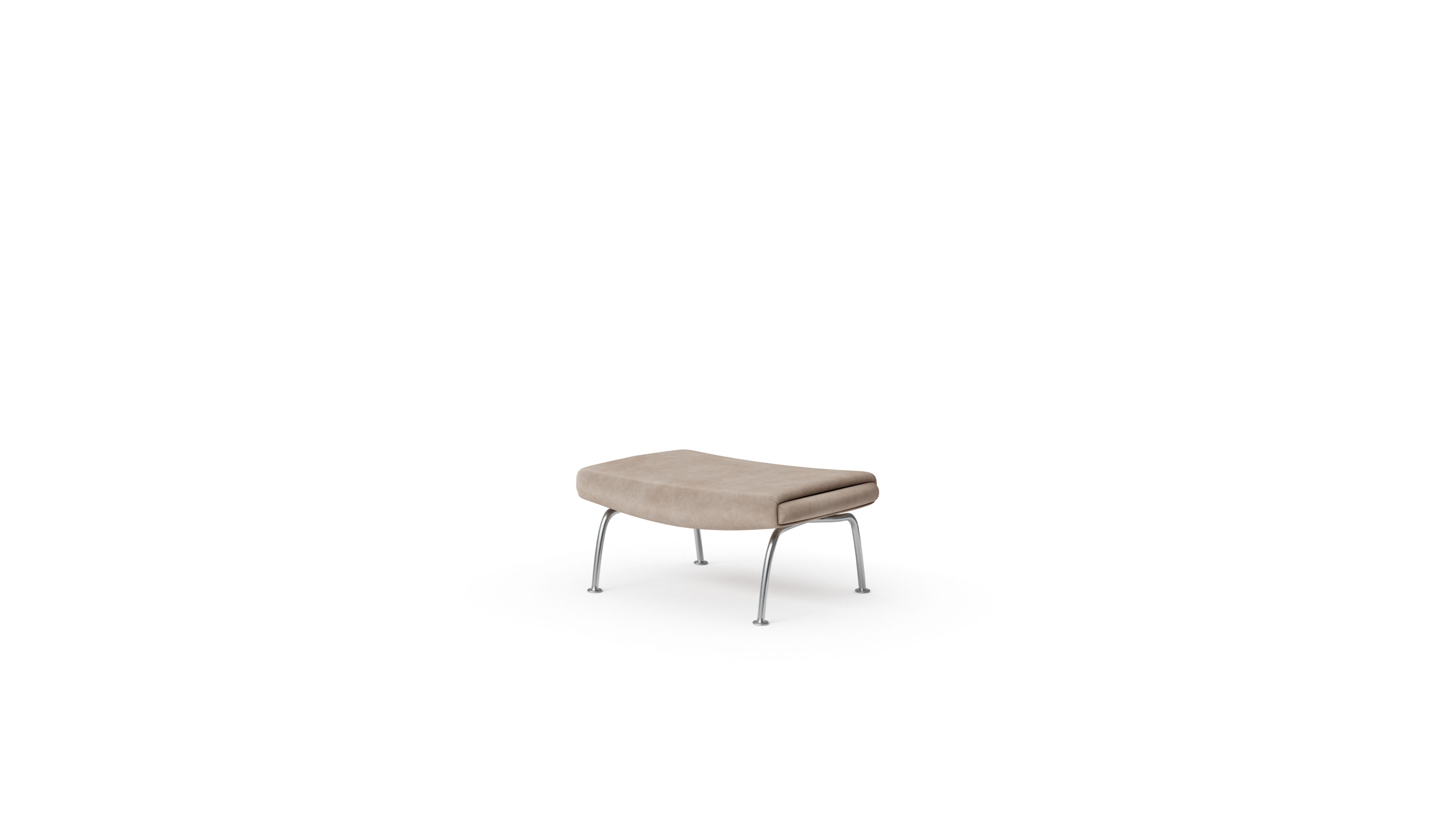 Hans Wegner Queen Ottoman in Canada and the USA 1002 Ox-Queen Ottoman - Front Angle 2