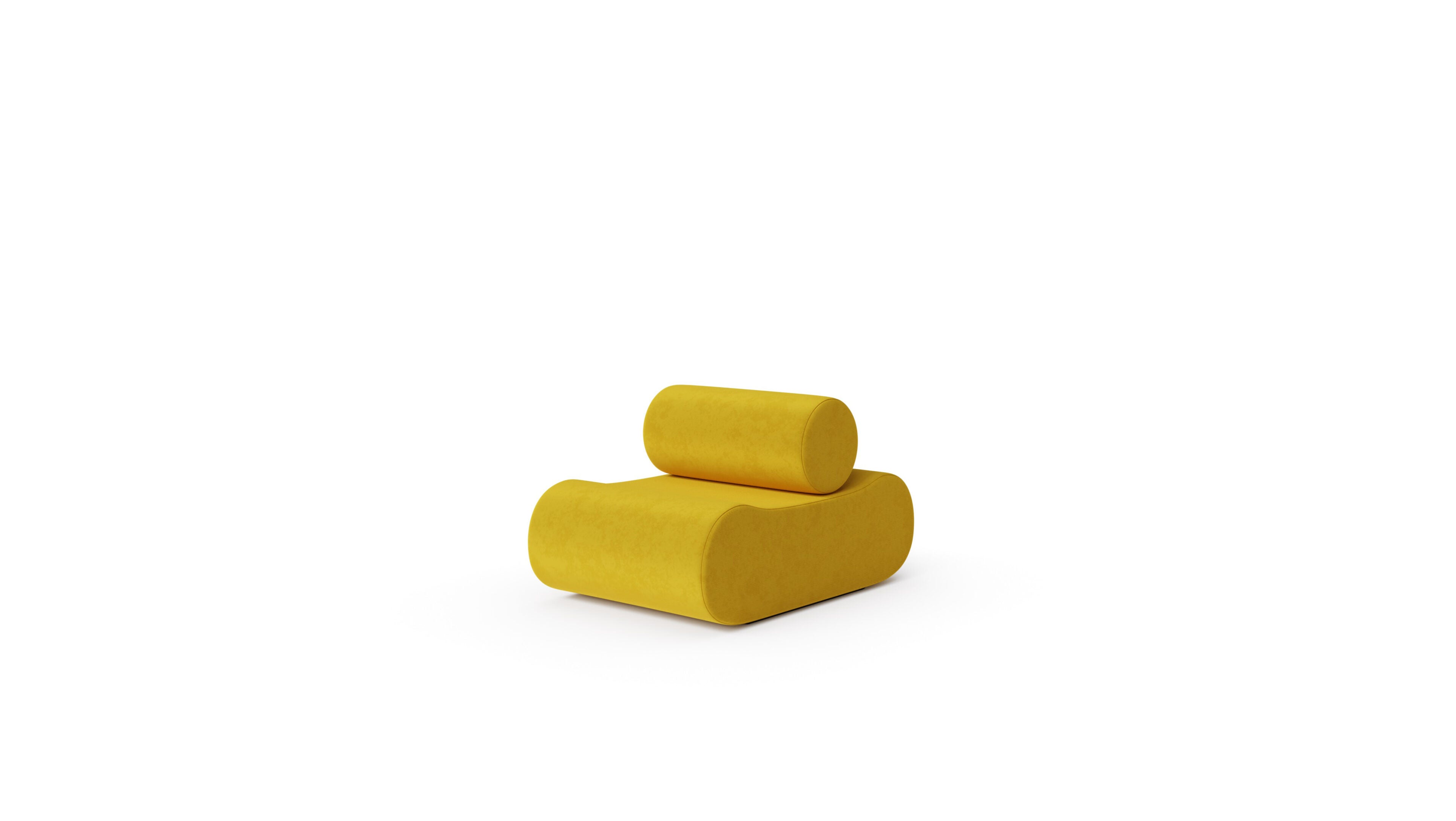 Klaus Uredat Corbi Sofa 1-Seater in Canada and the USA - Front Angle 2