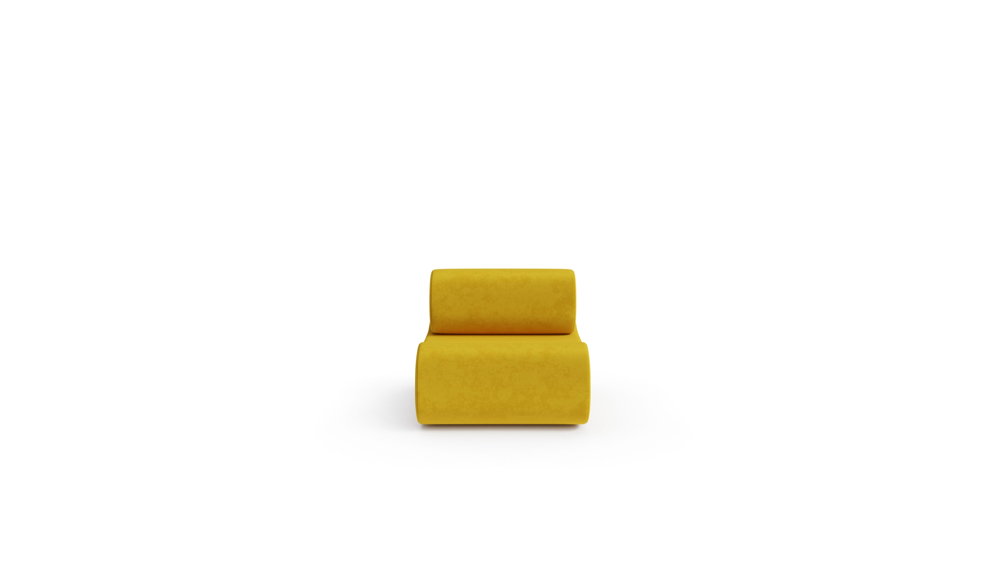 Klaus Uredat Corbi Sofa 1-Seater in Canada and the USA - Front