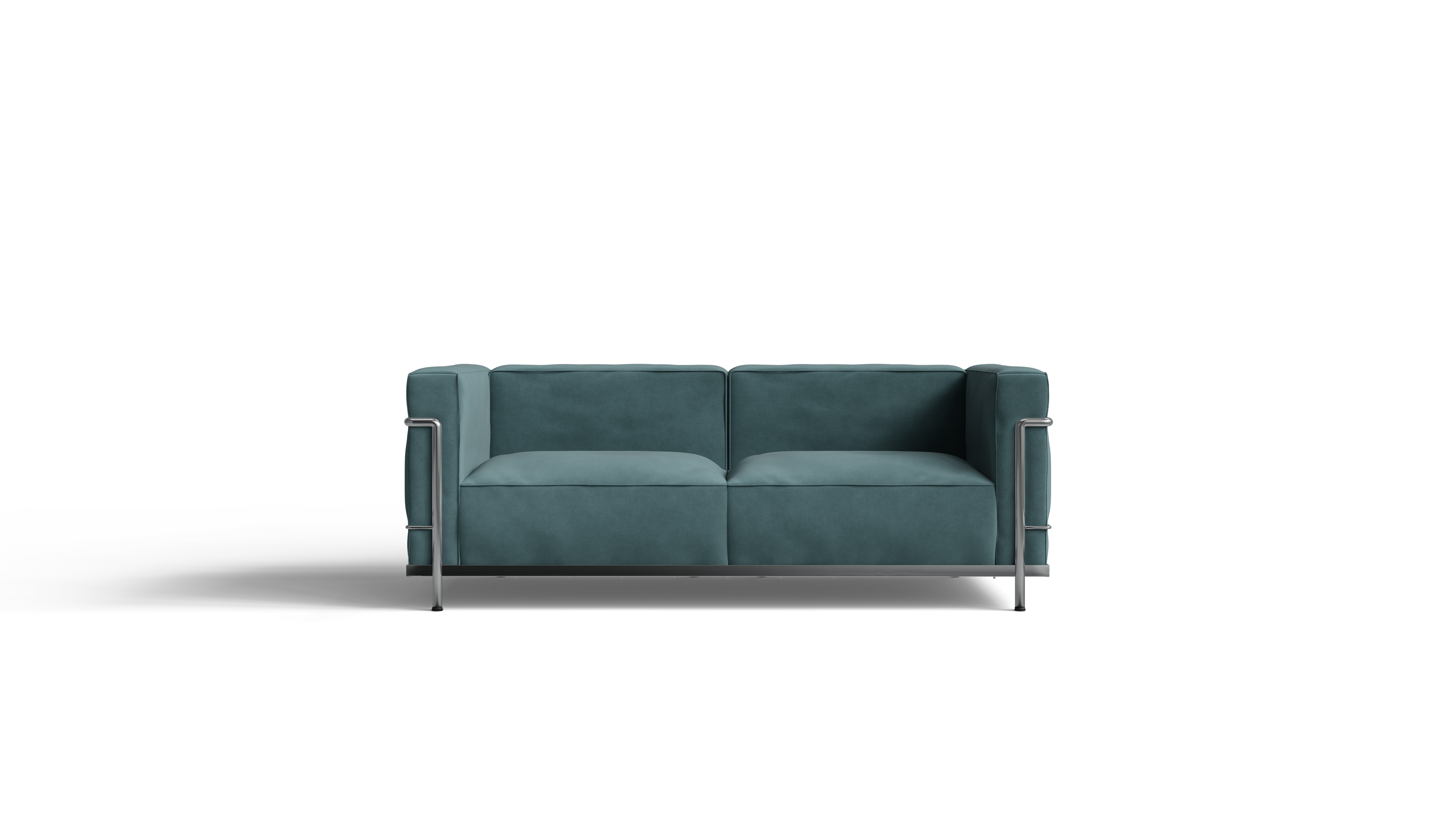 LC3 Confort Grand Modèle Sofa: Two-Seater Loveseat | Down Feather